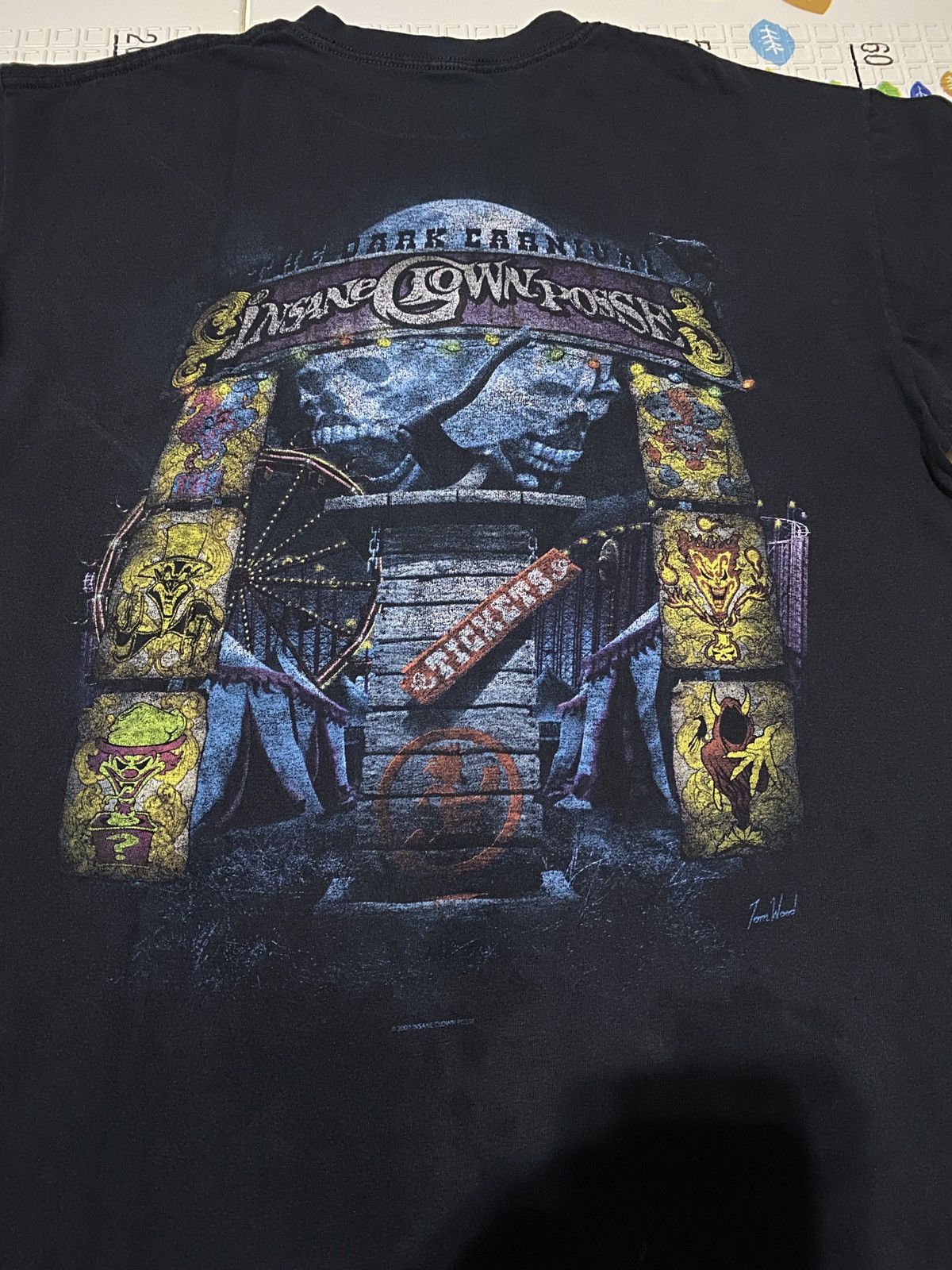 Band Tees Insane Clown Posse Dark Carnival Vintage Tee 2001 Size US L / EU 52-54 / 3 - 6 Thumbnail