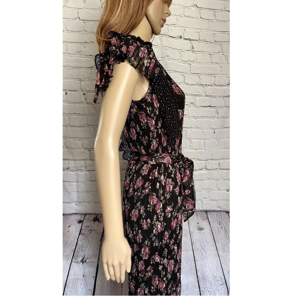 Anthropologie NWT New Anthropologie FOXIEDOX Anaise Floral Sheer Detail Size XS / US 0-2 / IT 36-38 - 5 Thumbnail