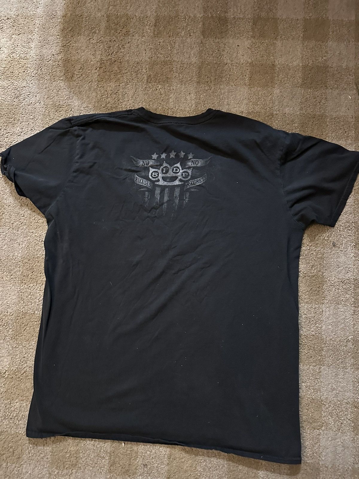 Affliction *RARE* Five Finger Death Punch band tee Size US XL / EU 56 / 4 - 2 Thumbnail