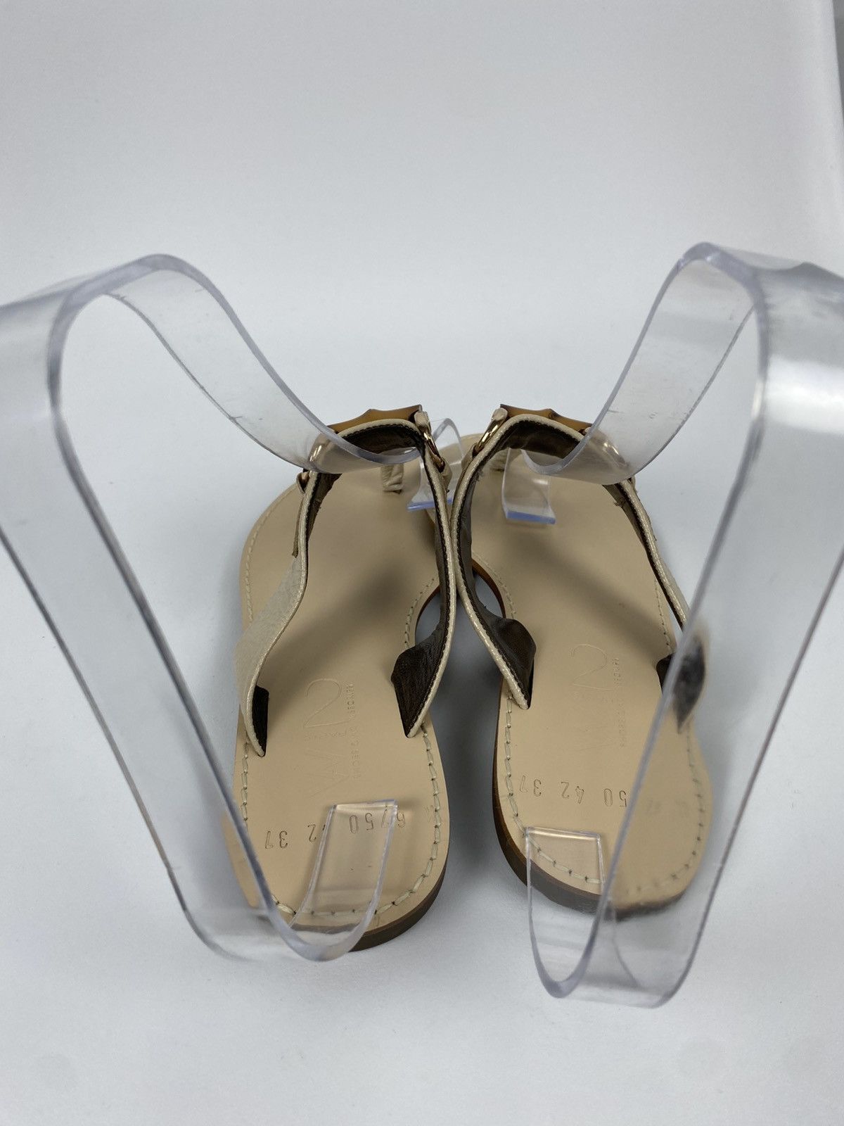 Other Waggon Paris Genuine Leather Flip Flops Slides size 37 Size US 7 / IT 37 - 5 Thumbnail