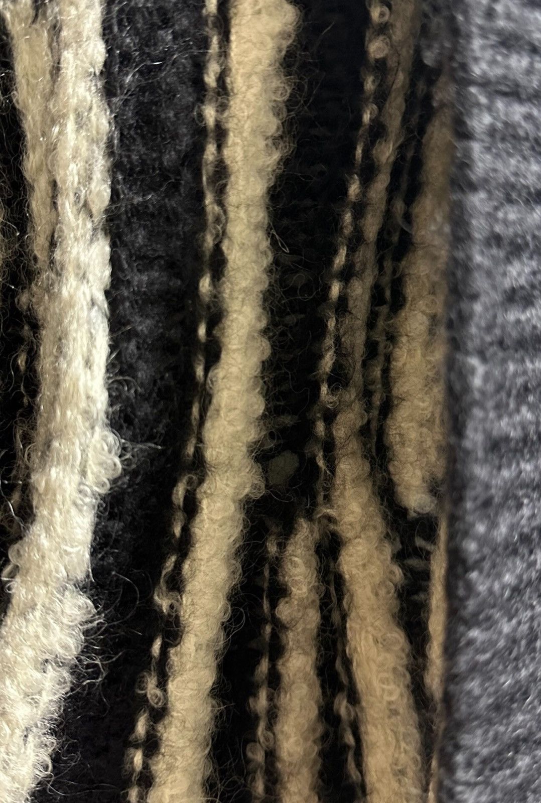 Saint Laurent Paris Saint Laurent Black & White Striped Hooded Cardigan Knit Size US S / EU 44-46 / 1 - 3 Thumbnail