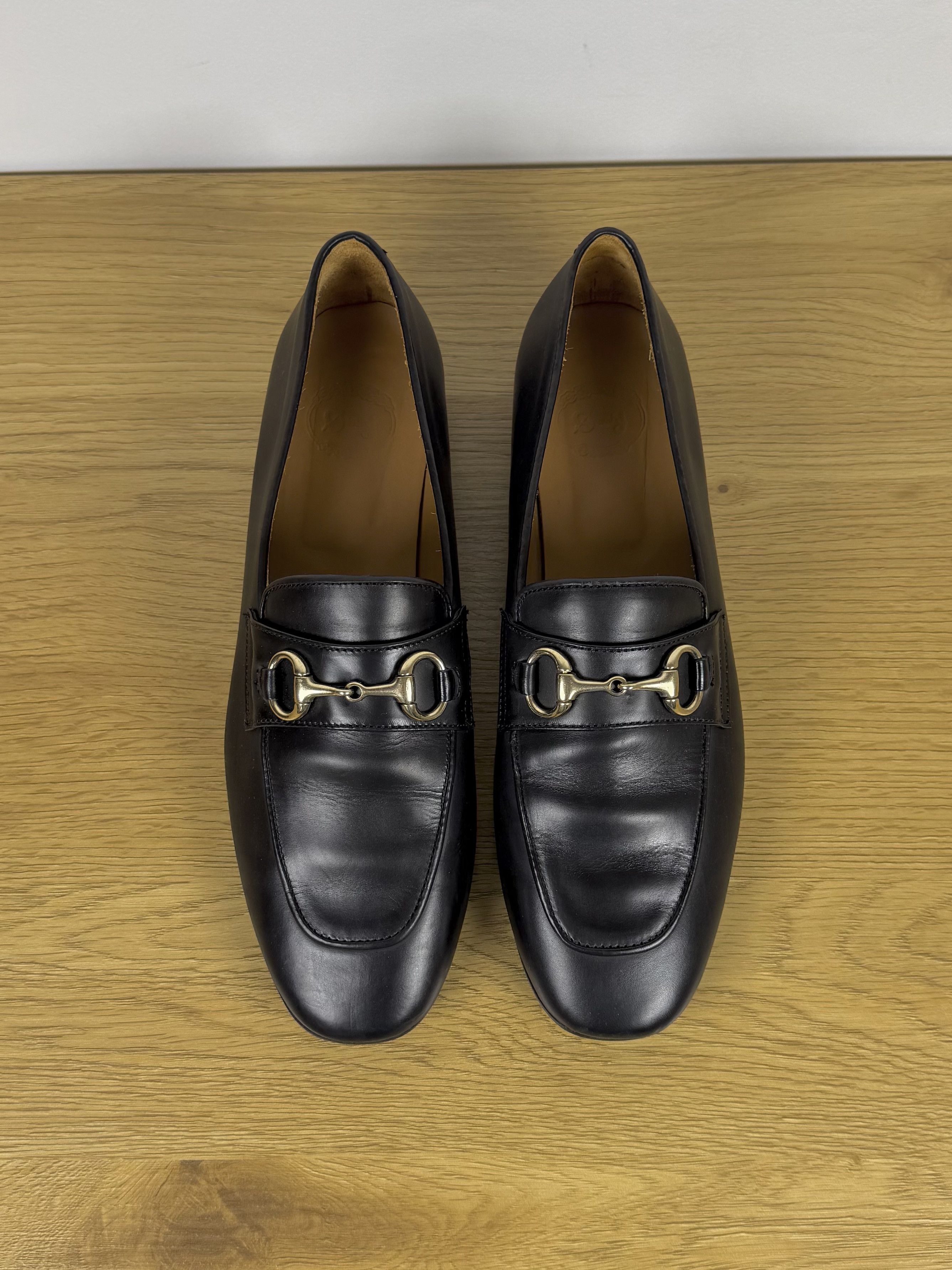 Other Women's Day Horsebit Black Leather Loafers EU40 Size US 10 / IT 40 - 3 Thumbnail