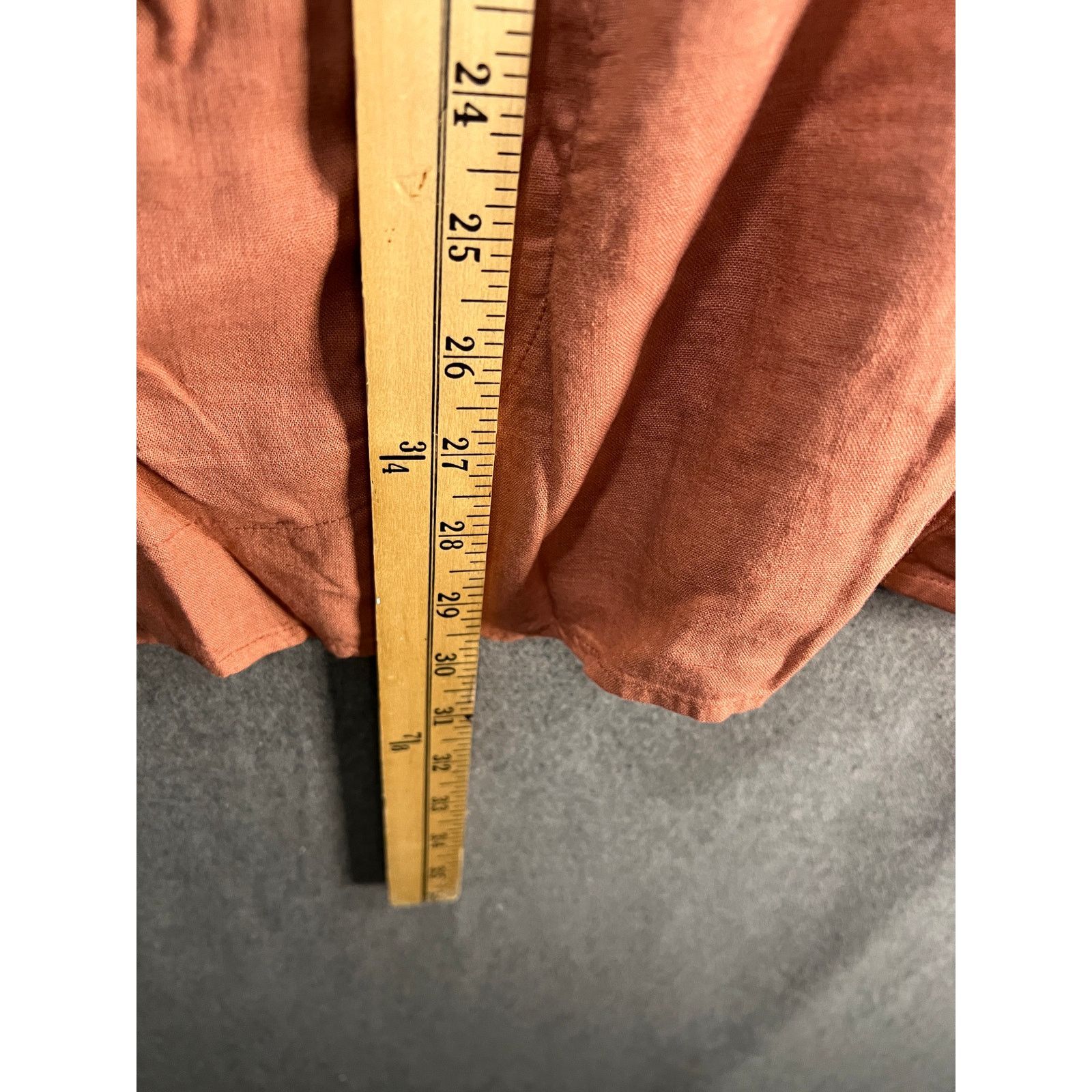 Denim & Co. Denim & Co. Naturals Petite Linen Blend Side Size XL / US 12-14 / IT 48-50 - 3 Thumbnail