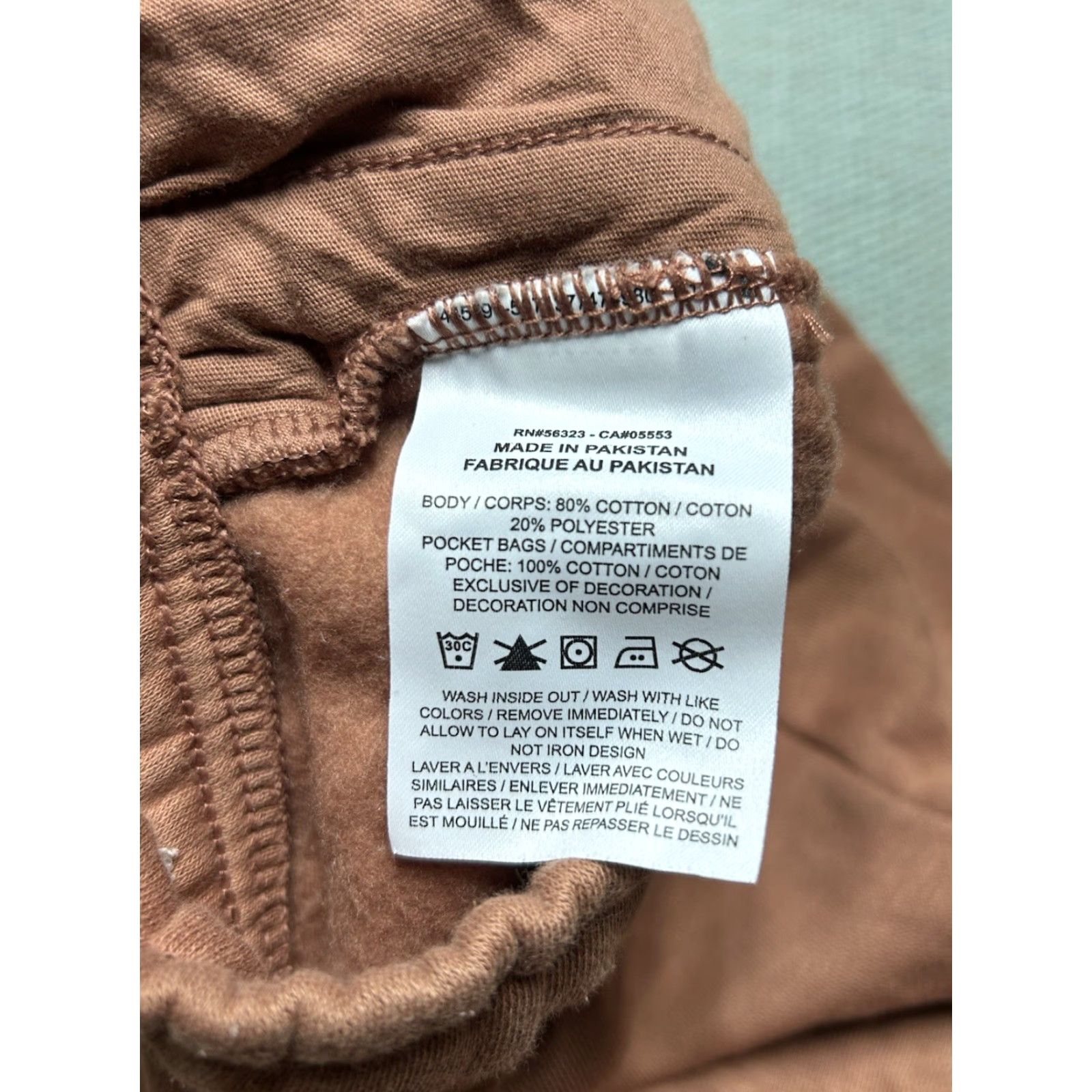 Nike Vtg Nike sweat shorts light brown embroidered swoosh check drawstring men’s XS Size US 27 - 6 Thumbnail