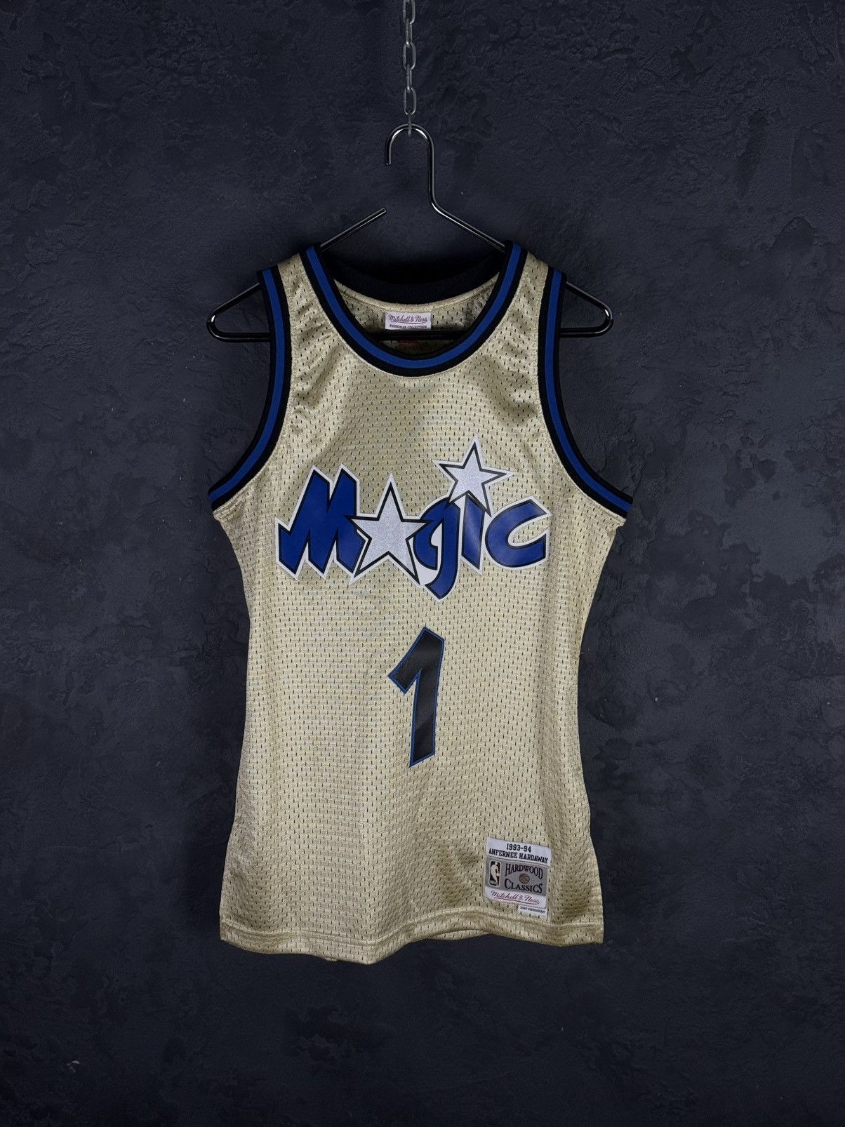 Mitchell & Ness Mitchell and Ness Gold Jersey Orlando Magic #1 Hardaway Size US S / EU 44-46 / 1 - 1 Thumbnail