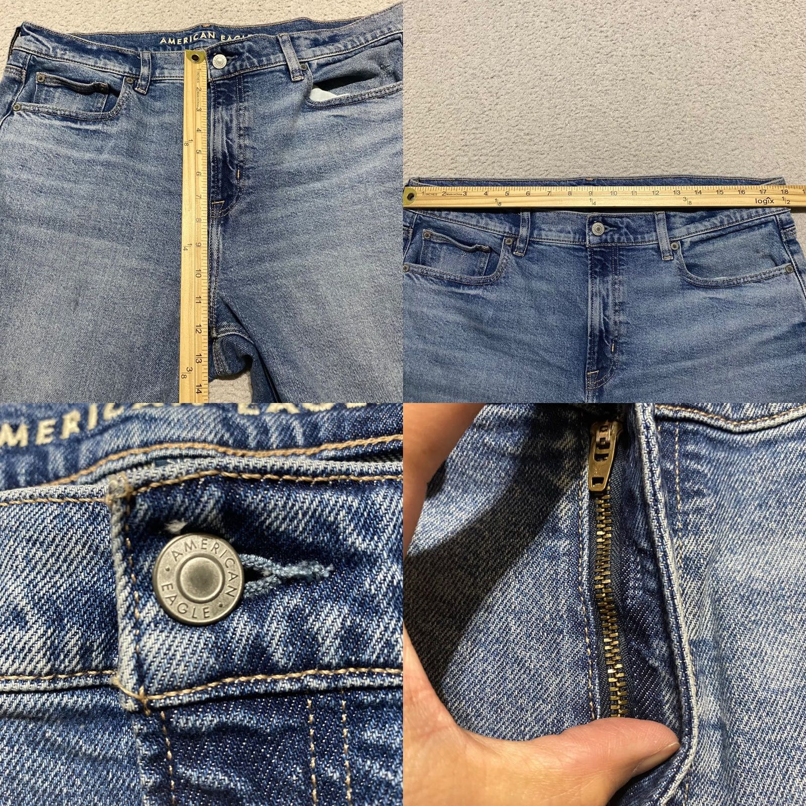 American Eagle Outfitters VINTAGE Size 36" / US 14 / IT 50 - 8 Thumbnail