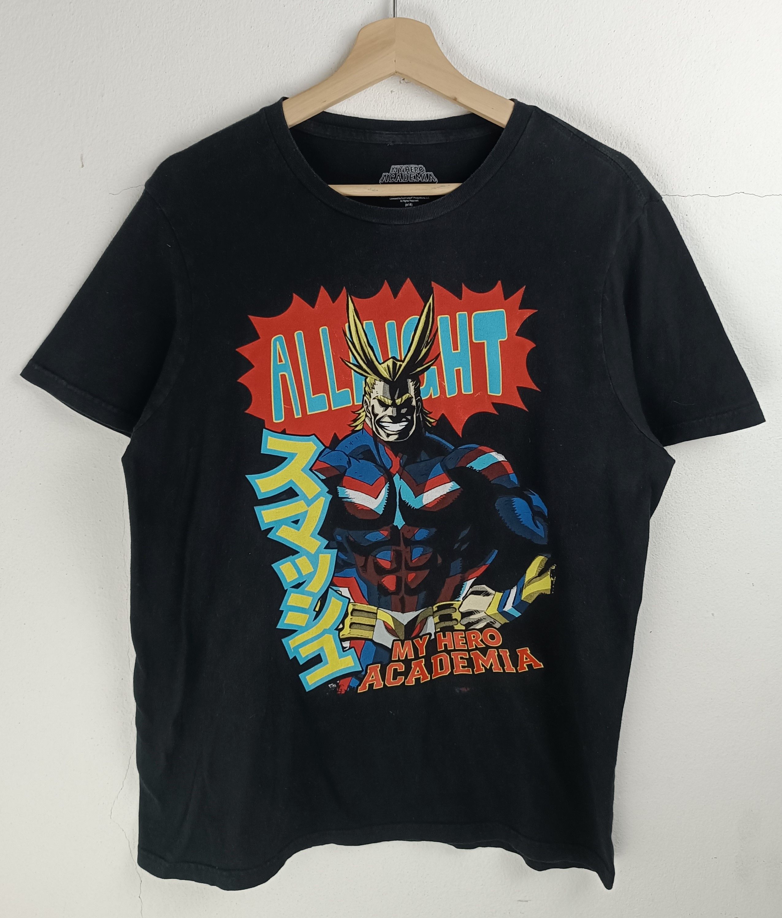 Anime VINTAGE MY HERO ACADEMIA ALL MIGHT TEE deku naruto one piece Size US M / EU 48-50 / 2 - 3 Thumbnail
