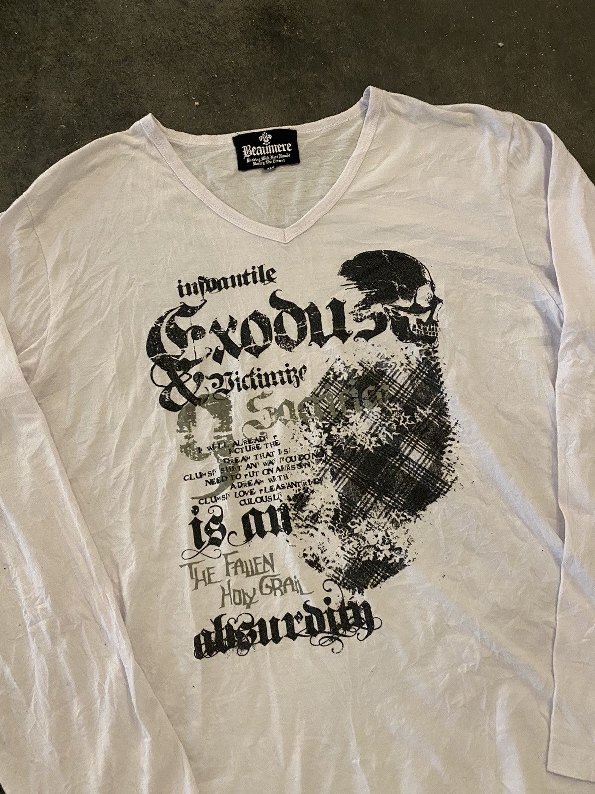 Hysteric Glamour Y2k Beaumere skull ifsixwasnine LongSleeve Size US M / EU 48-50 / 2 - 2 Thumbnail