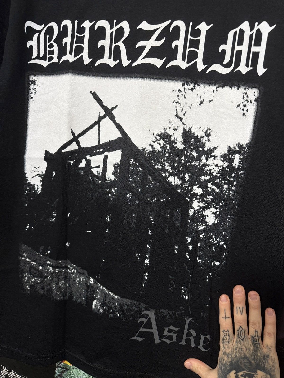 Band Tees Burzum Black Metal Band Tee Size US L / EU 52-54 / 3 - 2 Thumbnail