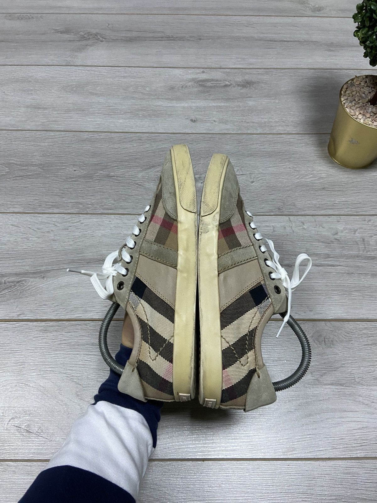 Burberry Burberry niva check sneakers shoes Size US 8 / EU 41 - 10 Thumbnail