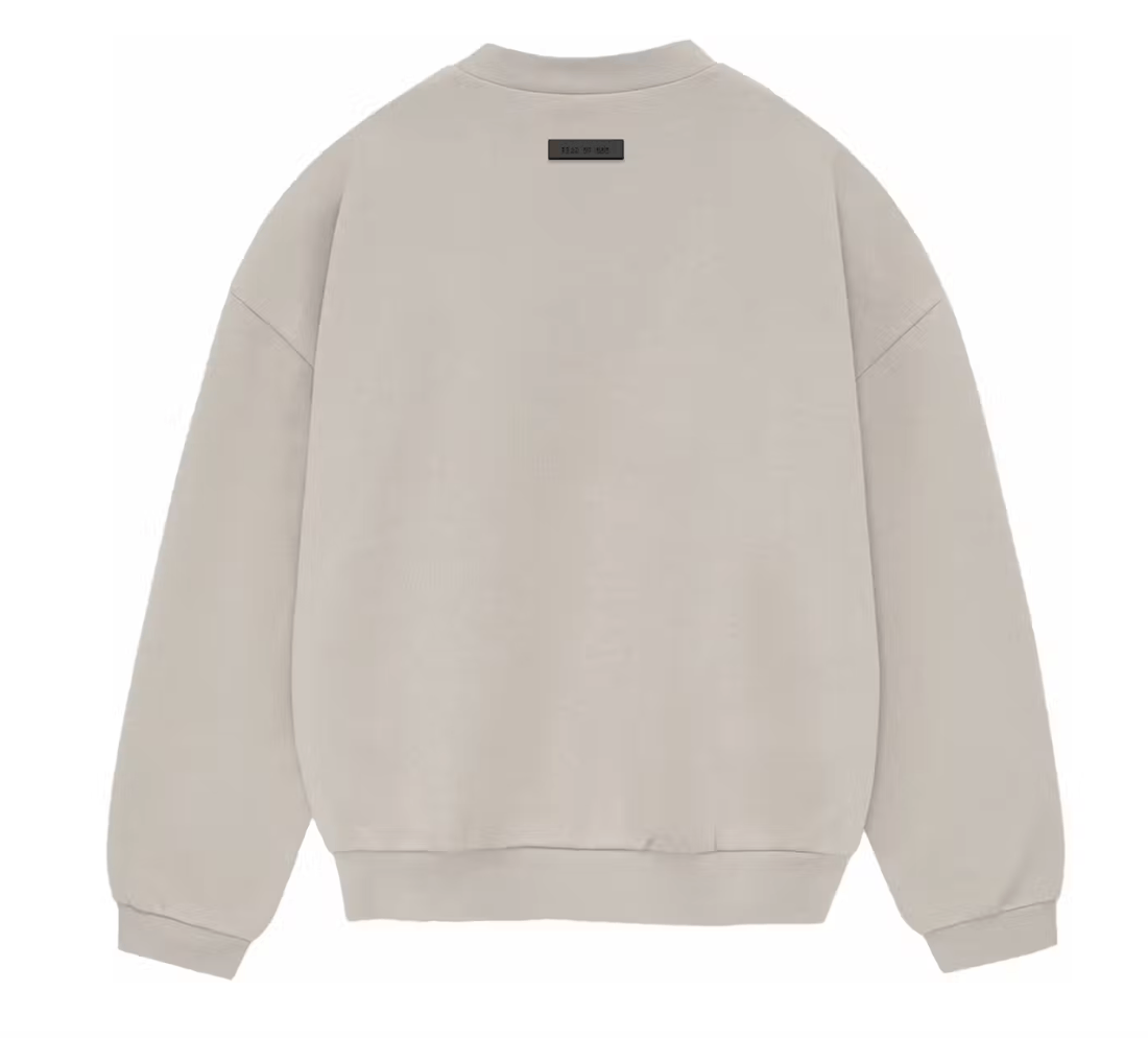 Essentials × Fear of God 🔥Fear of God Essentials Crewneck Silver Cloud Sz (L) Size US L / EU 52-54 / 3 - 2 Thumbnail