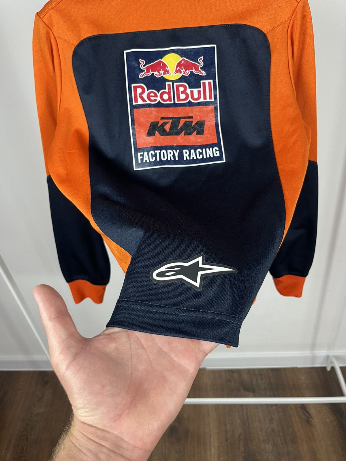 Alpinestars Alpinestars Red Bull KTM Racing Zip-Up Jacket Orange Navy Size US M / EU 48-50 / 2 - 14 Thumbnail