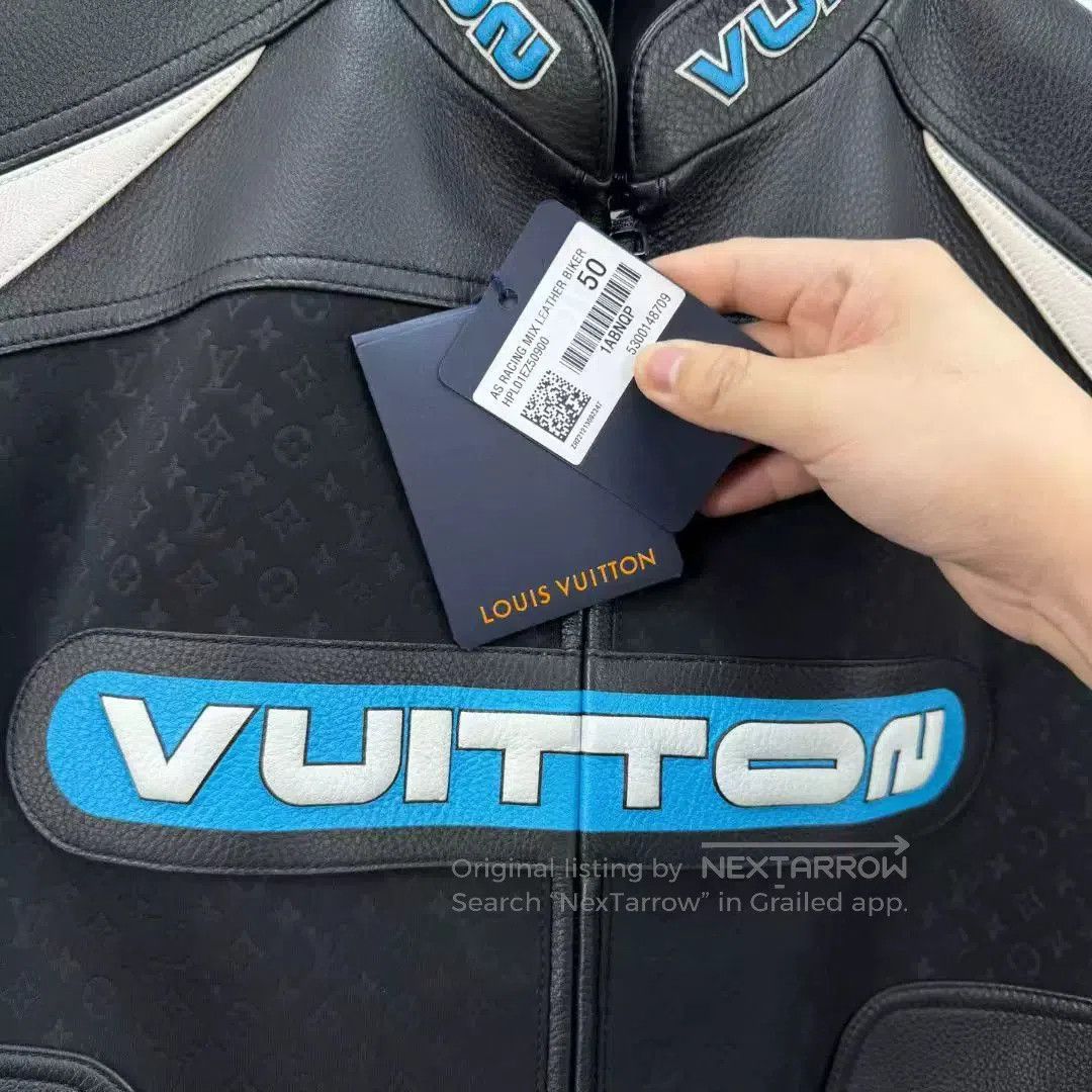 Louis Vuitton louis vuitton black leather biker jacket. Size US L / EU 52-54 / 3 - 5 Thumbnail