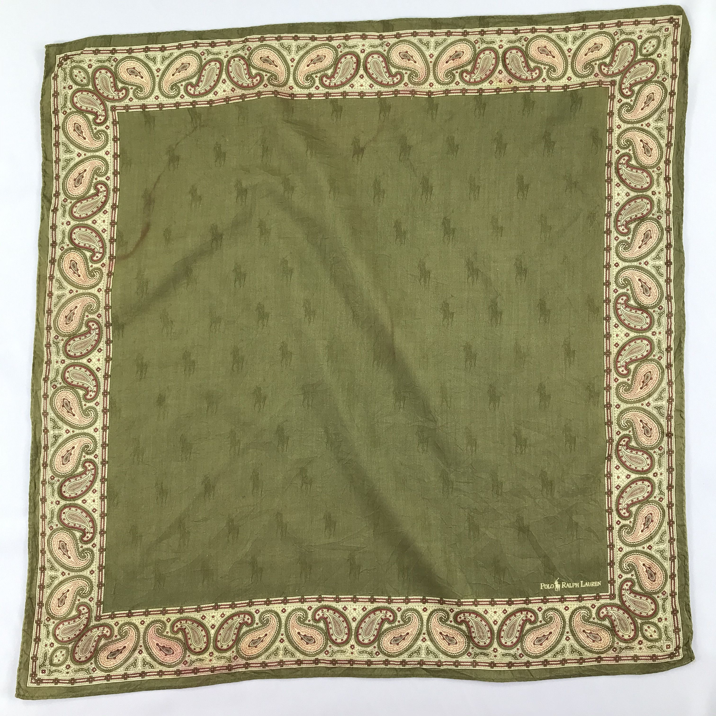 Polo Ralph Lauren × Vintage Polo ralph Lauren Neckerchief / Bandana / Handkerchief Size ONE SIZE - 3 Thumbnail