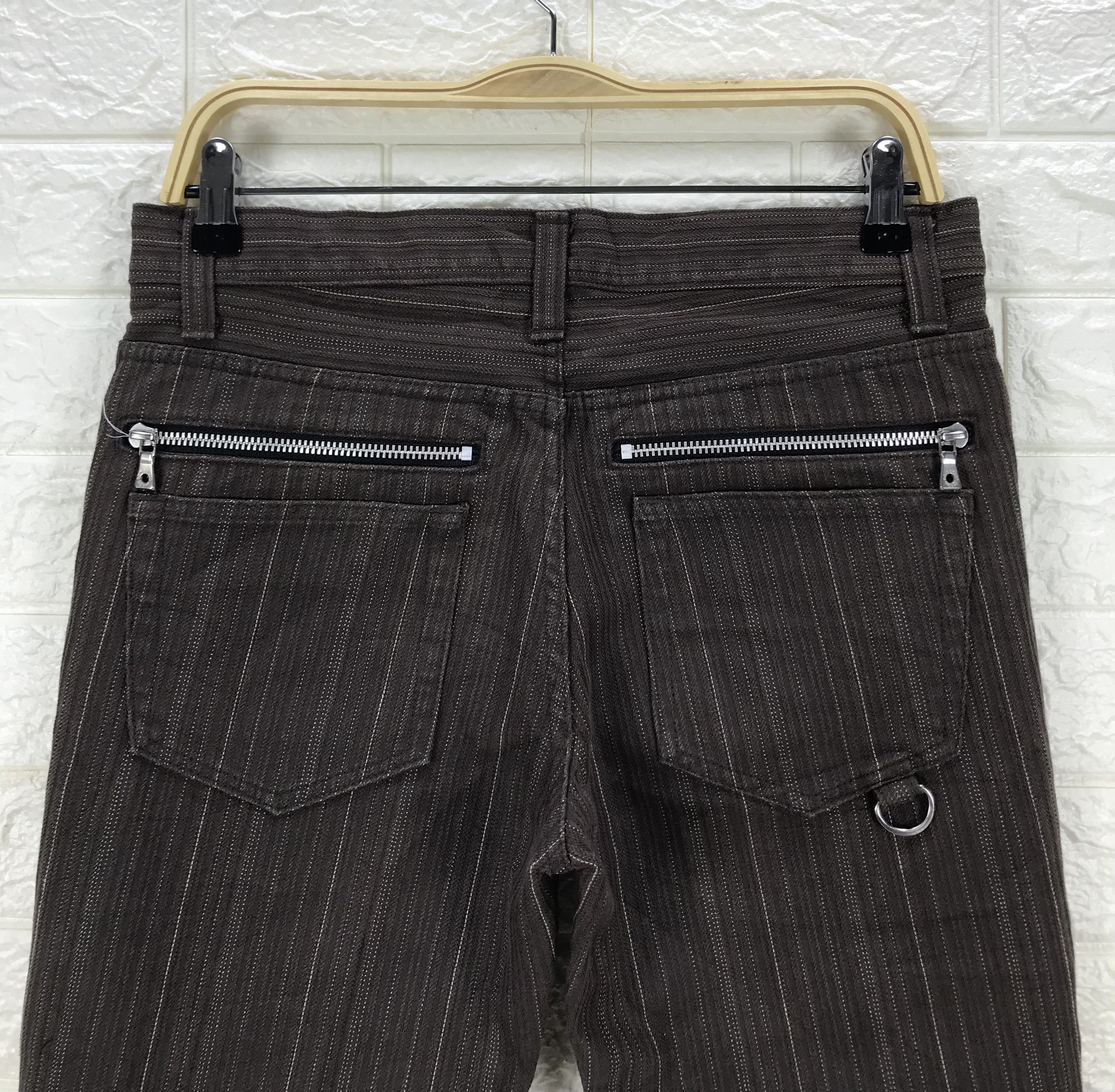 semanticdesign Semantic Design Striped Flare Jeans Bell Bottom Denim Size US 31 - 6 Thumbnail