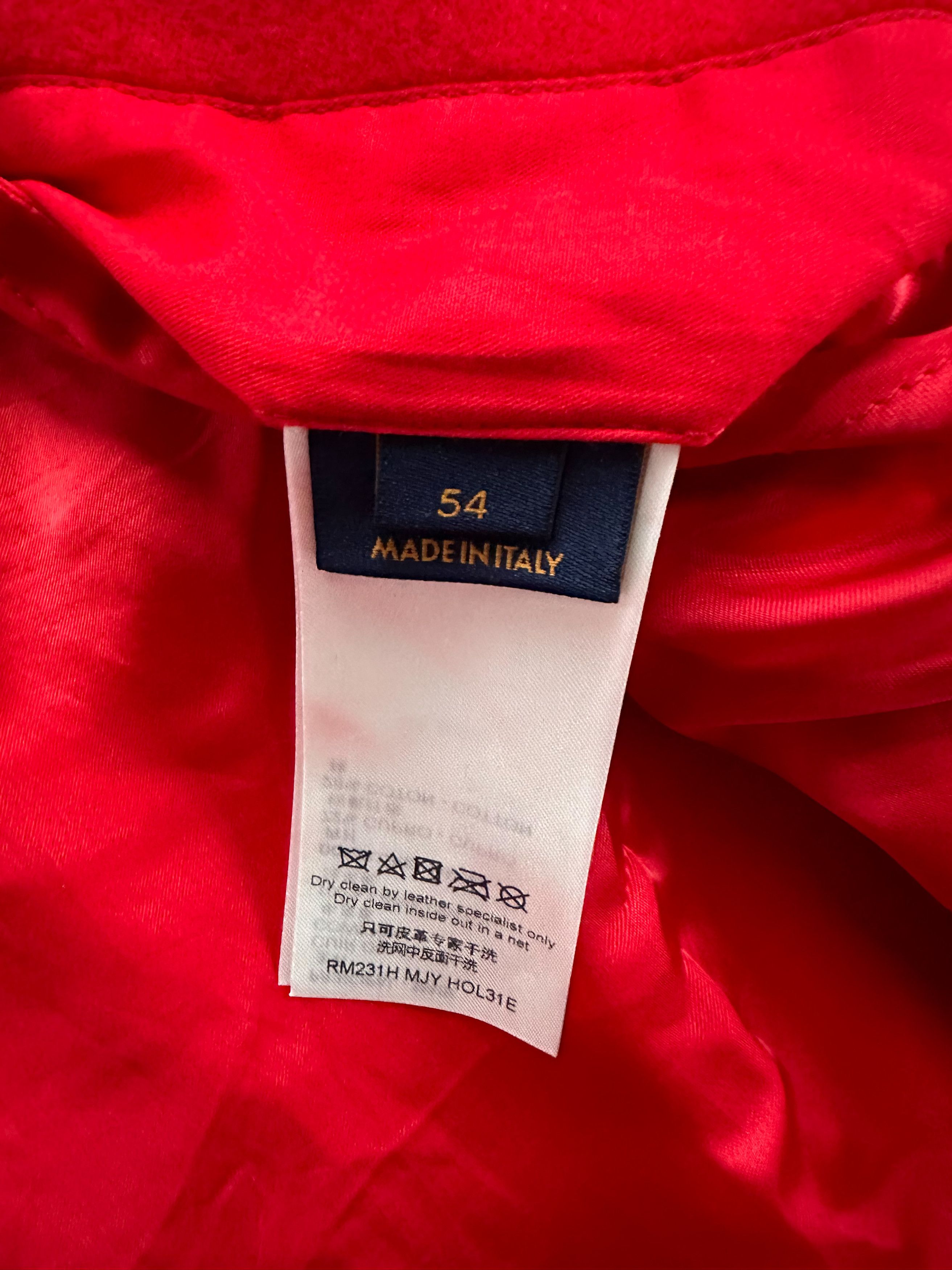 Louis Vuitton Louis Vuitton Yayoi Kusama Red & White Varsity Jacket Size US XXL / EU 58 / 5 - 7 Thumbnail