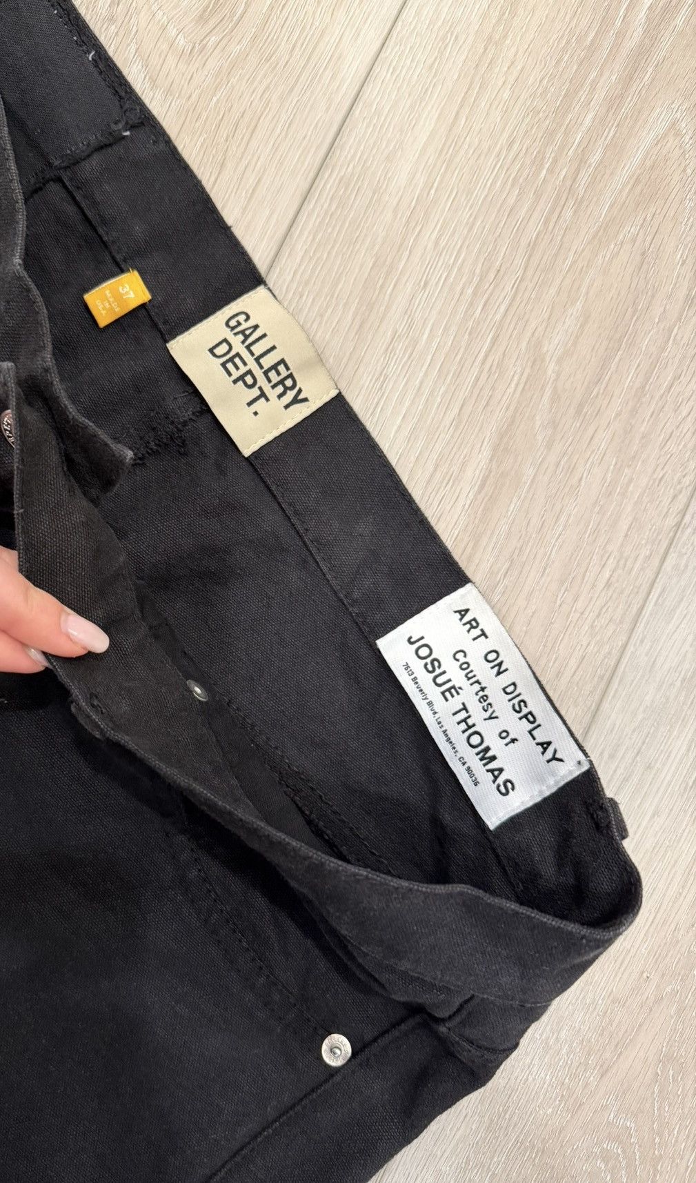Gallery Dept. Gallery Dept. Black Denim Size US 37 - 2 Thumbnail