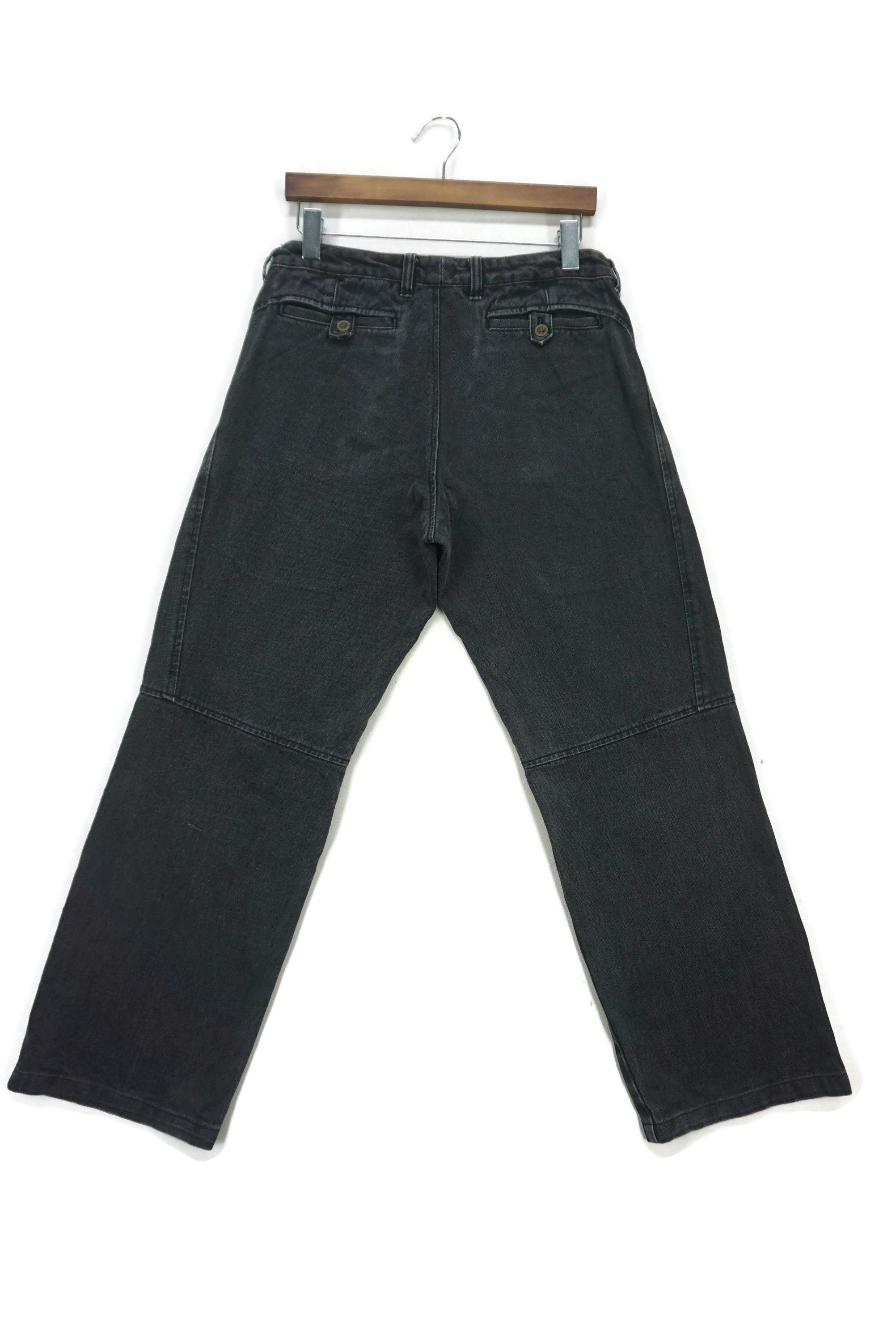 Japanese Brand Comme Ca Ism Jeans fit W33xL29 Low Rise Patchwork Pants Size US 32 / EU 48 - 2 Thumbnail