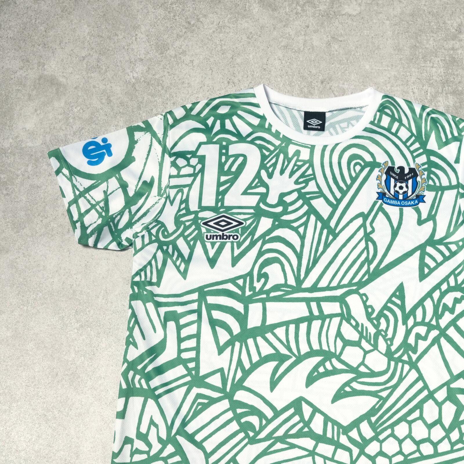 Umbro 2021 Gamba Osaka Expo Match Shirt J-League Umbro (M) Size US M / EU 48-50 / 2 - 3 Thumbnail