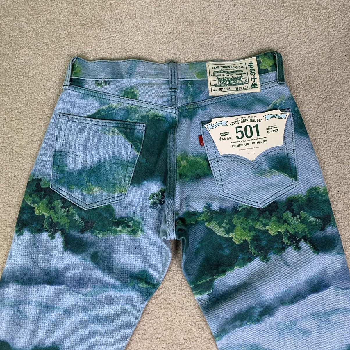 Levi's × Streetwear Levi’s X Princess Mononoke Studio Ghibli Anime Jeans (RARE) Size US 29 - 9 Thumbnail