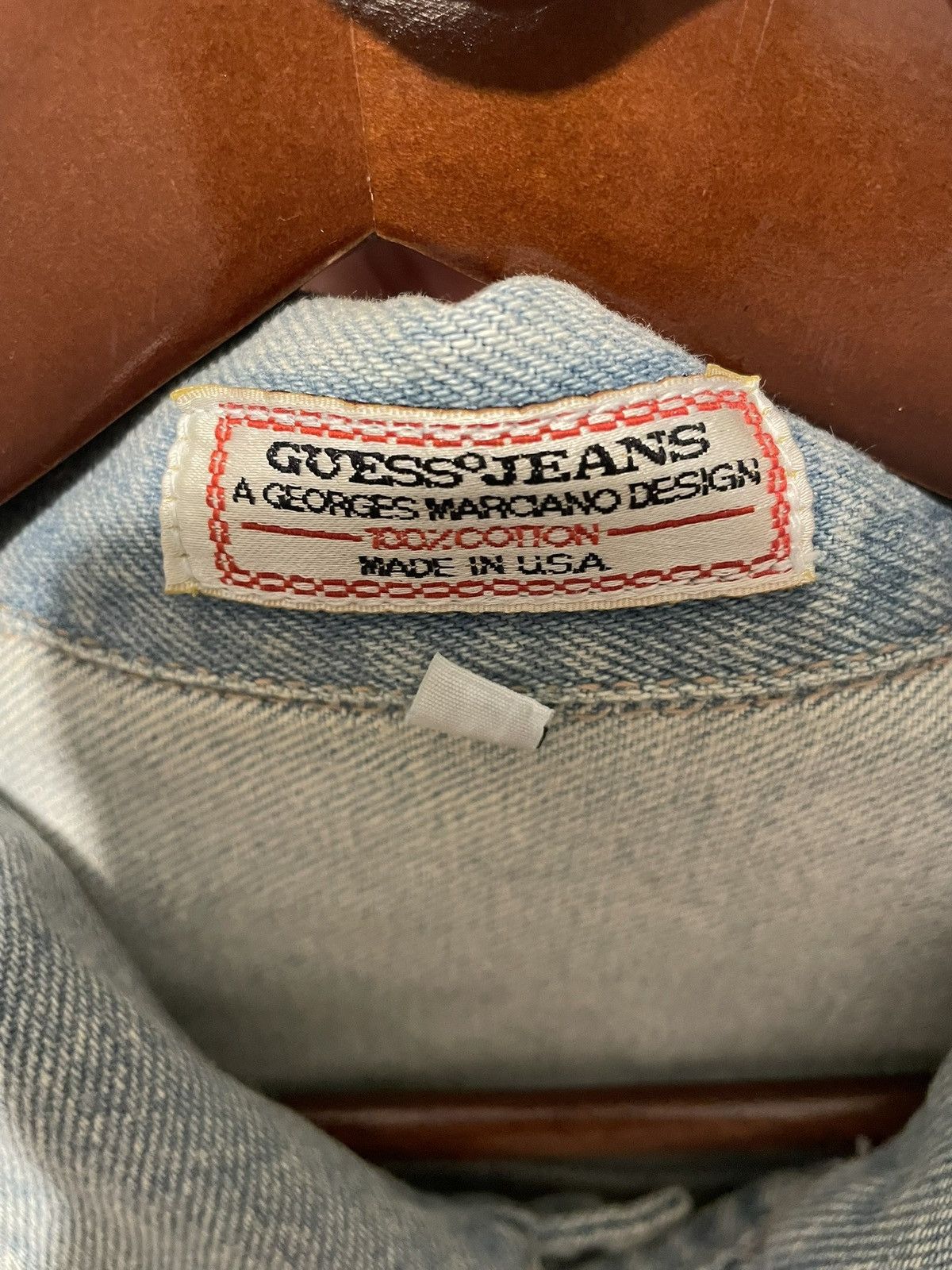 Vintage Vintage guess jeans cropped jacket Size US S / EU 44-46 / 1 - 3 Thumbnail