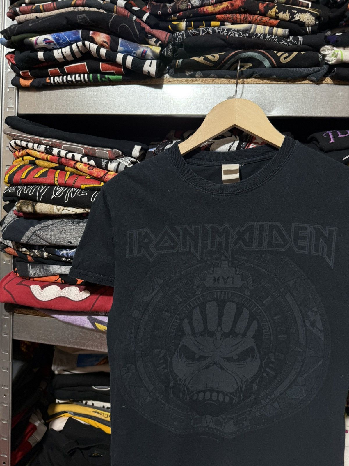 Band Tees Vintage 2015 Iron Maiden Rock Band Retro T-Shirt Y2K Hype Size US XS / EU 42 / 0 - 3 Thumbnail