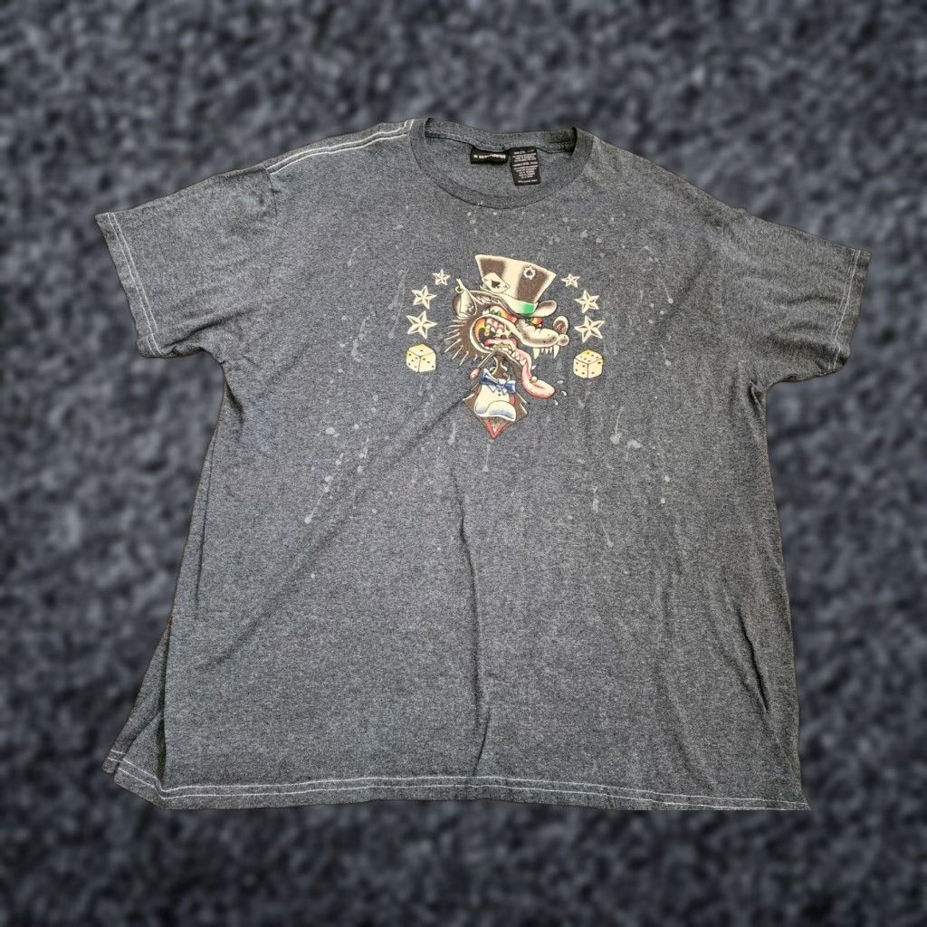 Vintage VINTAGE No Boundaries T-Shirt Mens XL Gray Tattoo Graphic Print 2000s Short Sleeve Crew Neck 2000-2009 Size US XL / EU 56 / 4 - 1 Thumbnail
