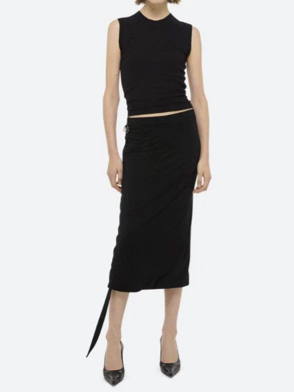Helmut Lang Helmut Lang Wind Midi Skirt Black ( XS ) Size 26" / US 2 / IT 38 - 6 Thumbnail
