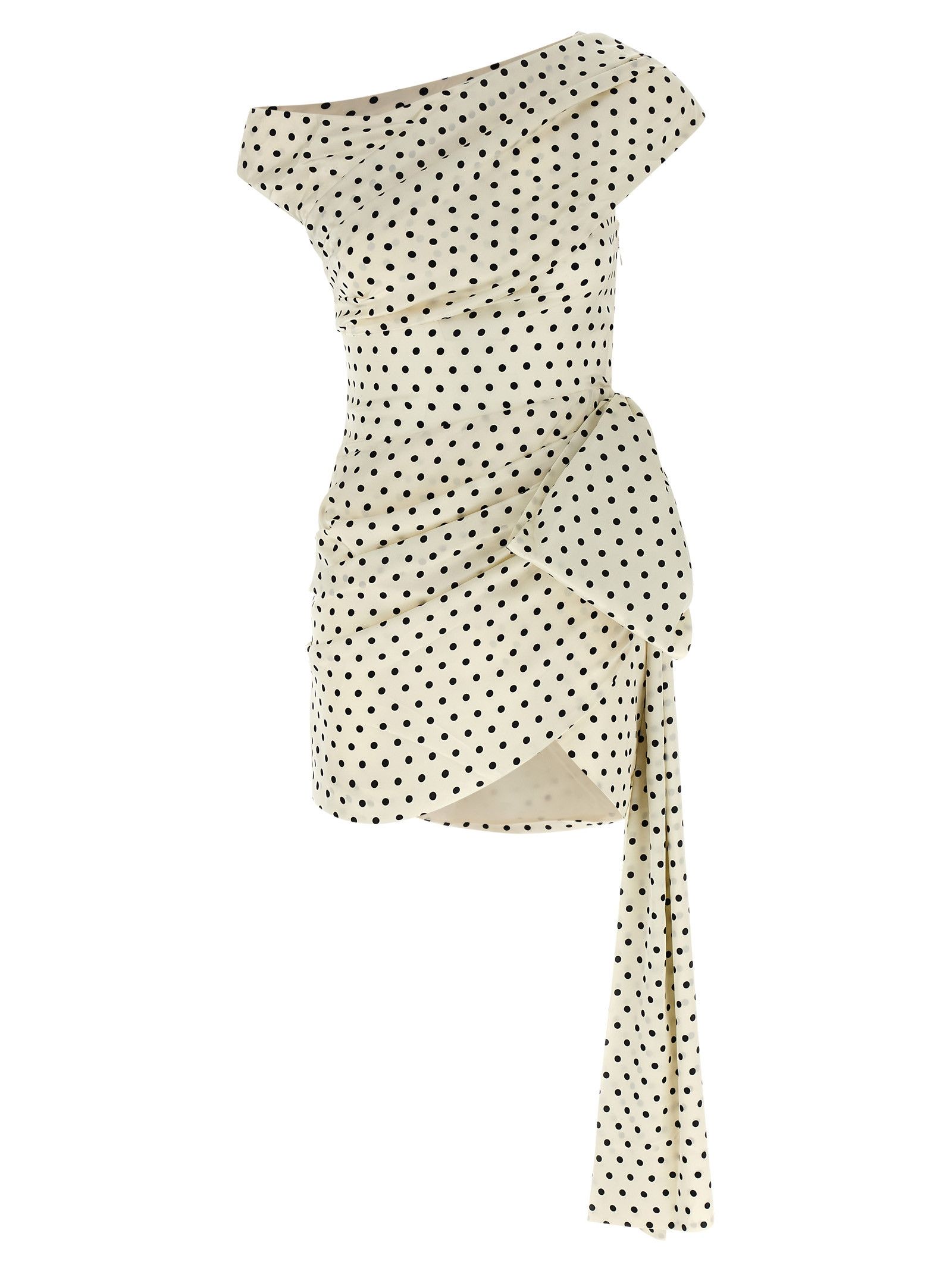 Self-Portrait 'Polka Dot Satin Tie Side Mini' dress Size S / US 4 / IT 40 - 1 Thumbnail