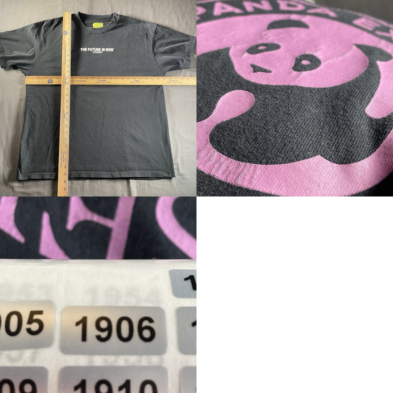 Express UPRISERS Panda Express Shirt Men’s Large Fast Food Tee Black L Mens T-Shirt Size US L / EU 52-54 / 3 - 8 Thumbnail
