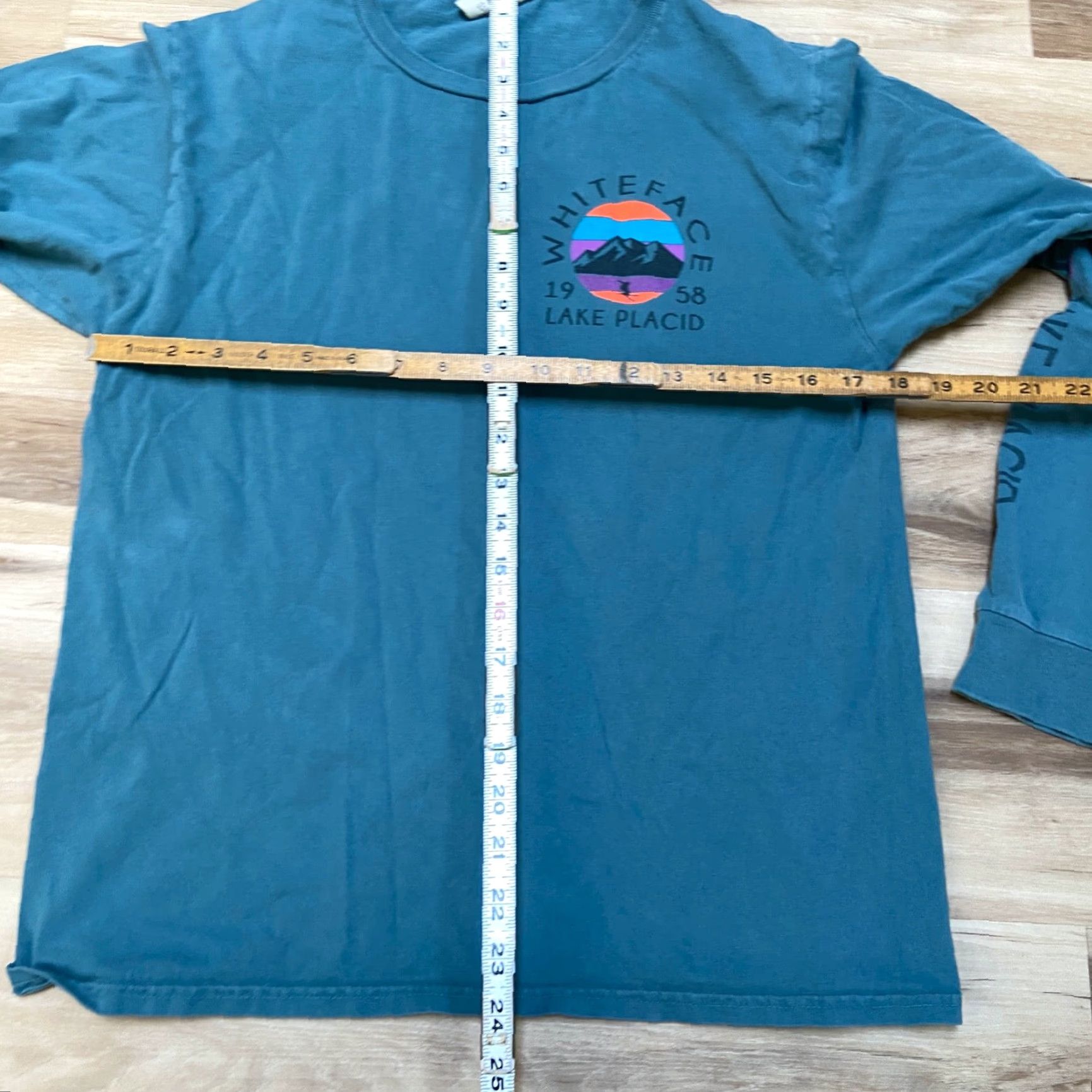 Vintage VINTAGE Whiteface Lake Placid Shirt Mens Small Blue 84 Long Sleeve Crewneck Tee Skiing Size US S / EU 44-46 / 1 - 6 Thumbnail