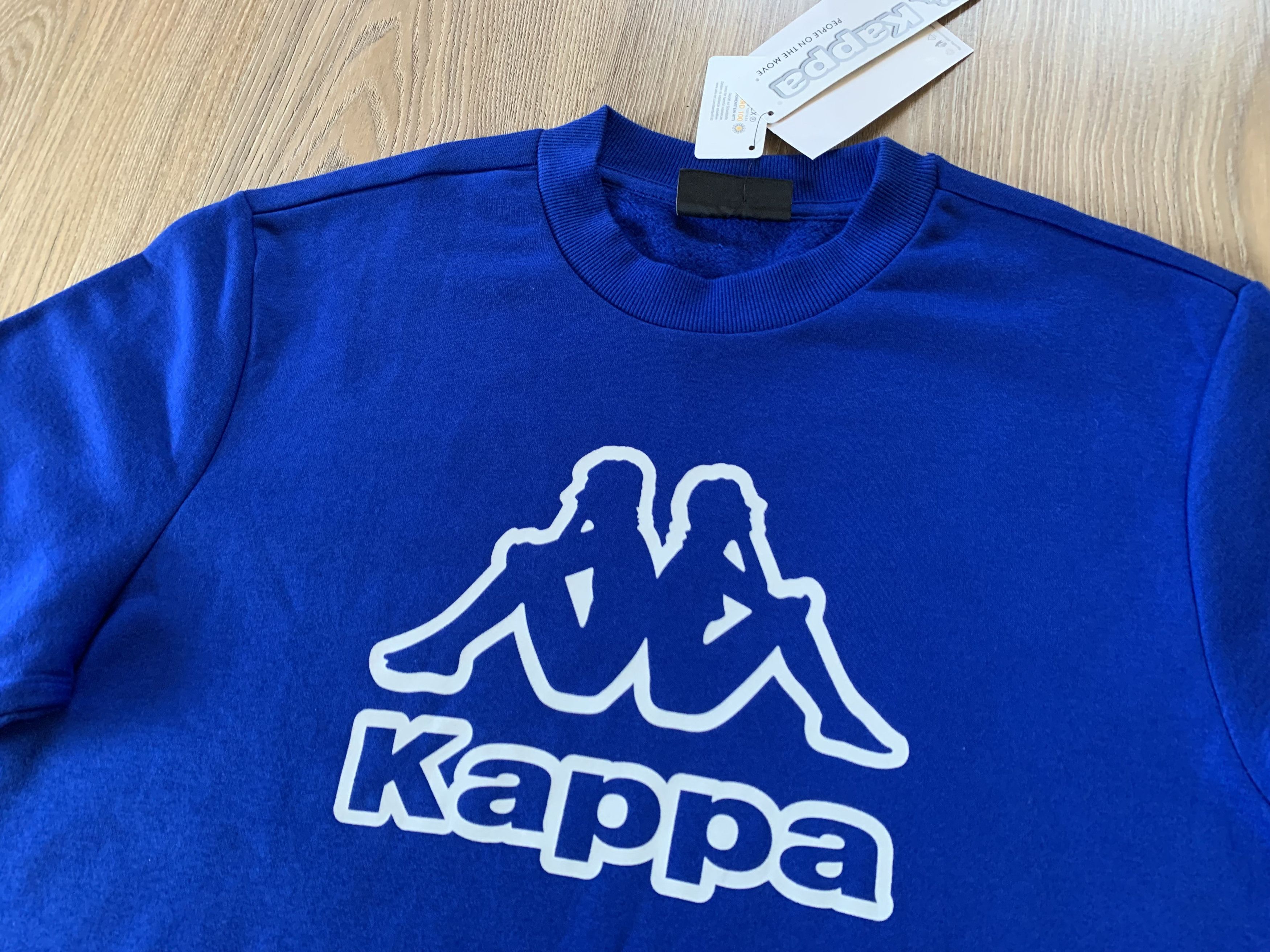 Kappa Kappa New Blue Big Print Cotton Sweatshirt Size US L / EU 52-54 / 3 - 4 Thumbnail