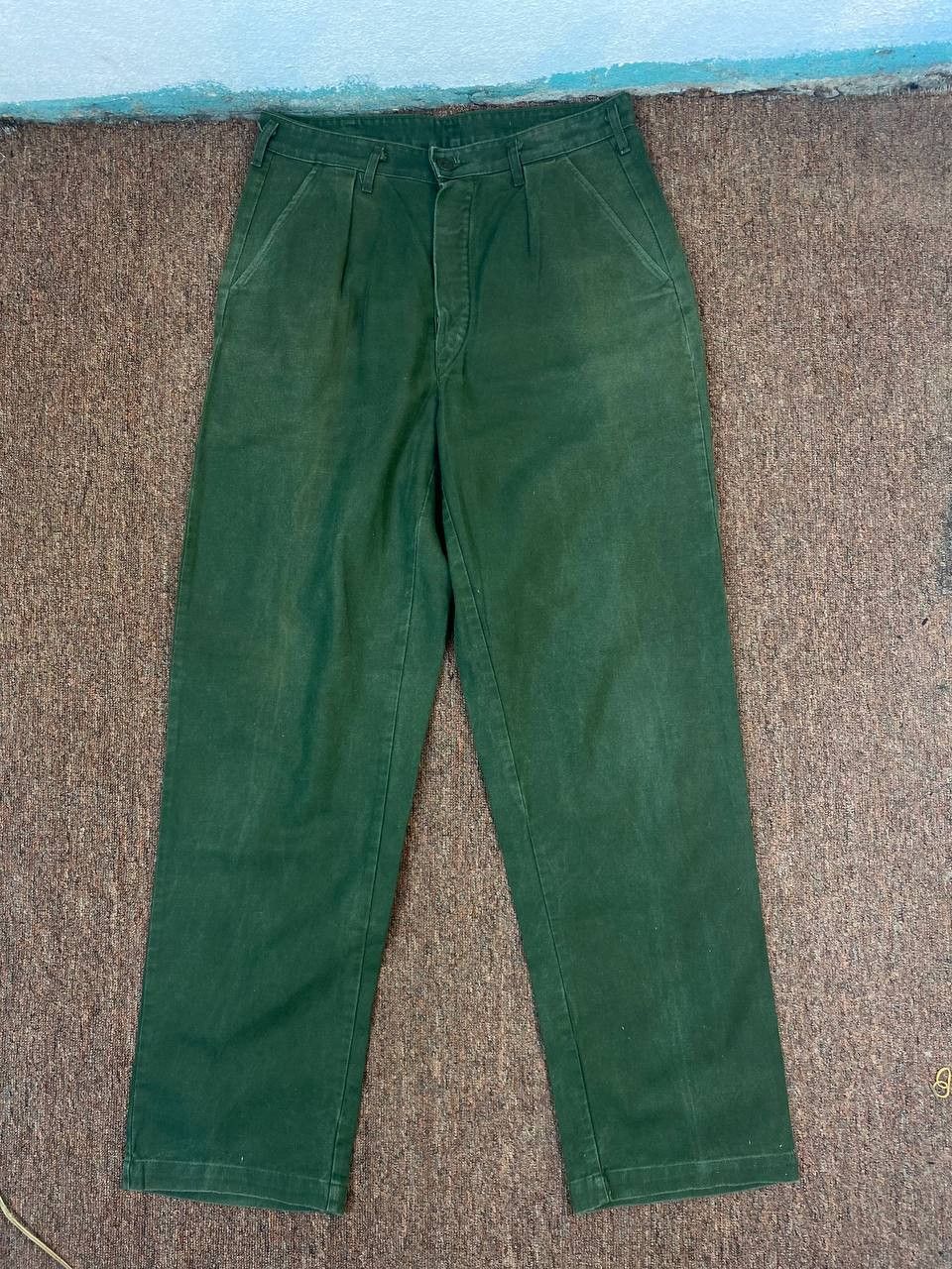 Vintage vintage swedish army pants nice design Size US 31 - 6 Thumbnail