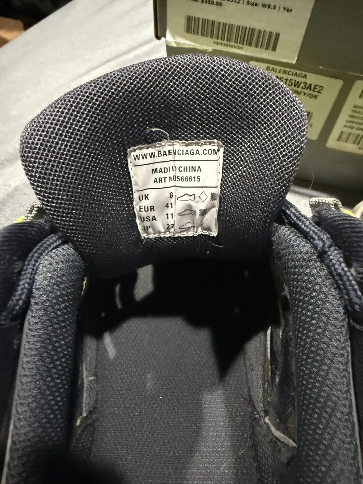 Balenciaga Balenciaga Grey Neon Yellow Size US 8 / EU 41 - 6 Thumbnail