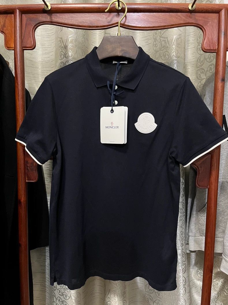 Moncler New Moncler Men's Short Sleeve Polo Shirt Size US S / EU 44-46 / 1 - 1 Thumbnail