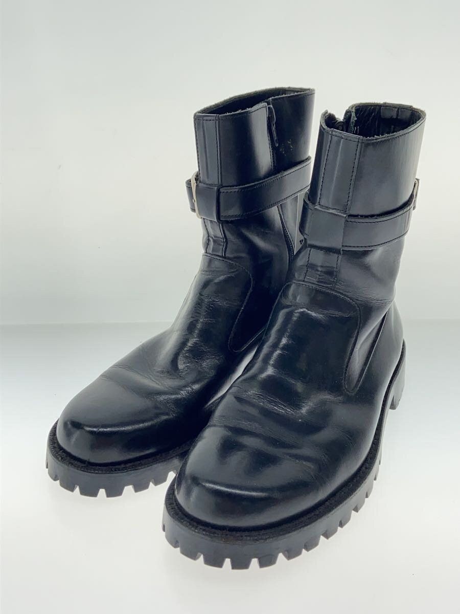 Comme des Garcons Belt Buckle Leather Lug Sole Boots Size US 7 / IT 37 - 2 Thumbnail