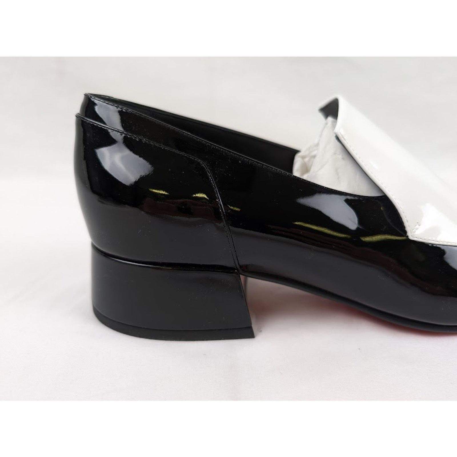 Christian Louboutin o1rshd1 Aiglon 30 Shoes in White / Black Size US 9.5 / EU 42-43 - 3 Thumbnail
