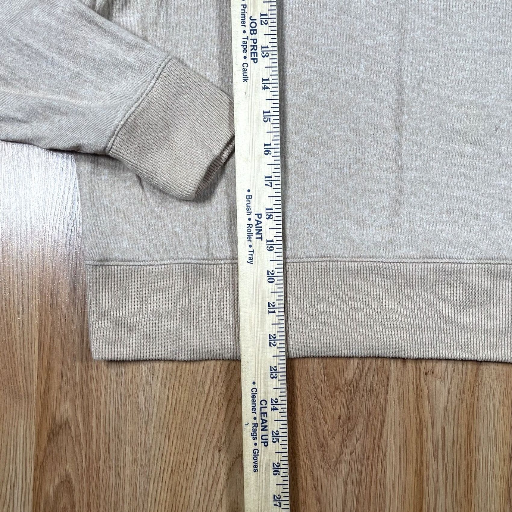 Vintage J Crew Sweater Womens XL Beige Knit CrewNeck LongSleeve Pullover Polyester Blend Size XL / US 12-14 / IT 48-50 - 6 Thumbnail