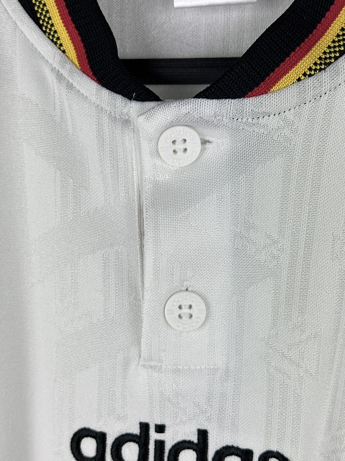 Adidas Adidas Germany 1996 Reissue Home Soccer Jersey Football Polo Size US S / EU 44-46 / 1 - 8 Thumbnail