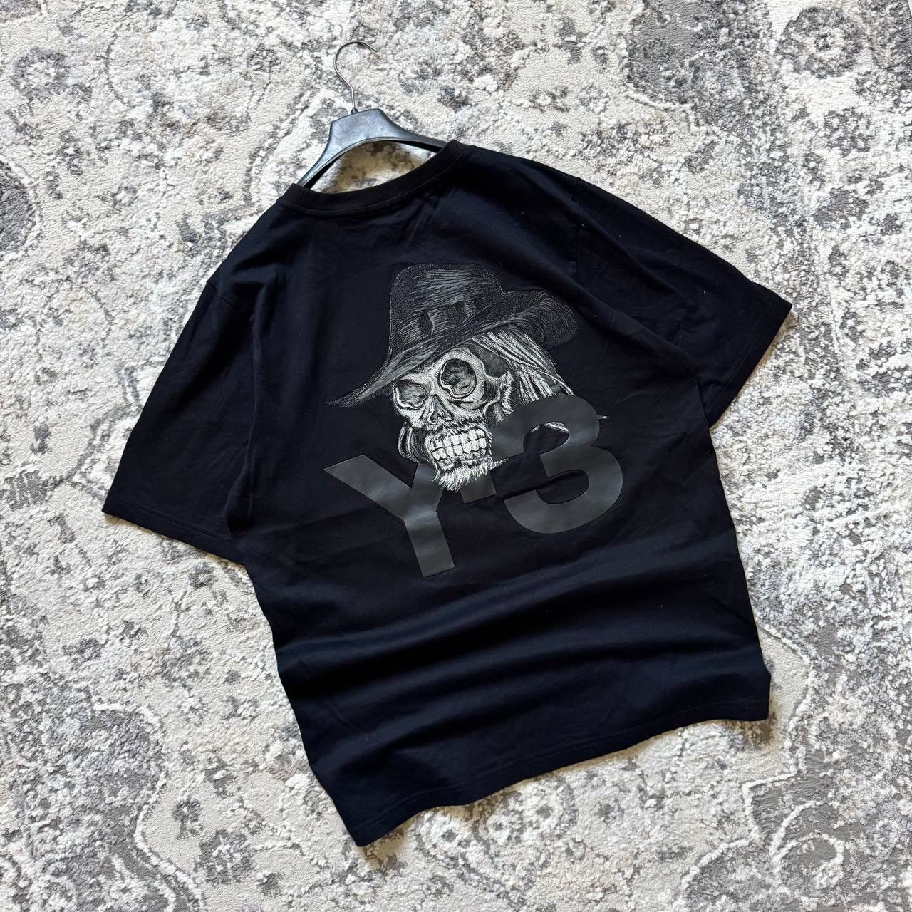 Y-3 Yohji Yamamoto Y-3 Embroidered Skull Japan T Shirt Size US L / EU 52-54 / 3 - 2 Thumbnail