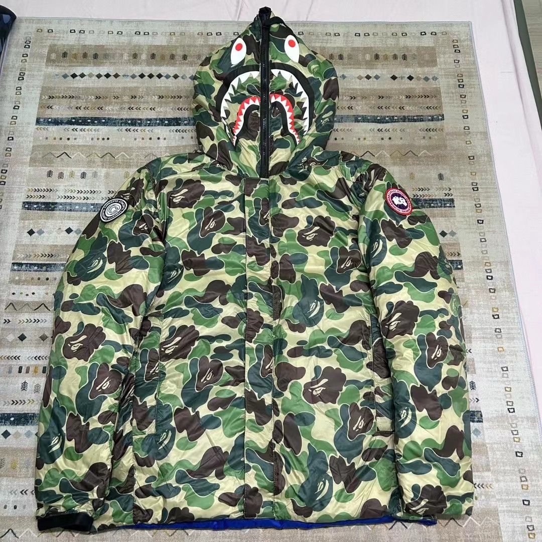 Bape × Canada Goose CANADA GOOSE & BAPE CAMO SHARK DOWN JACKET 