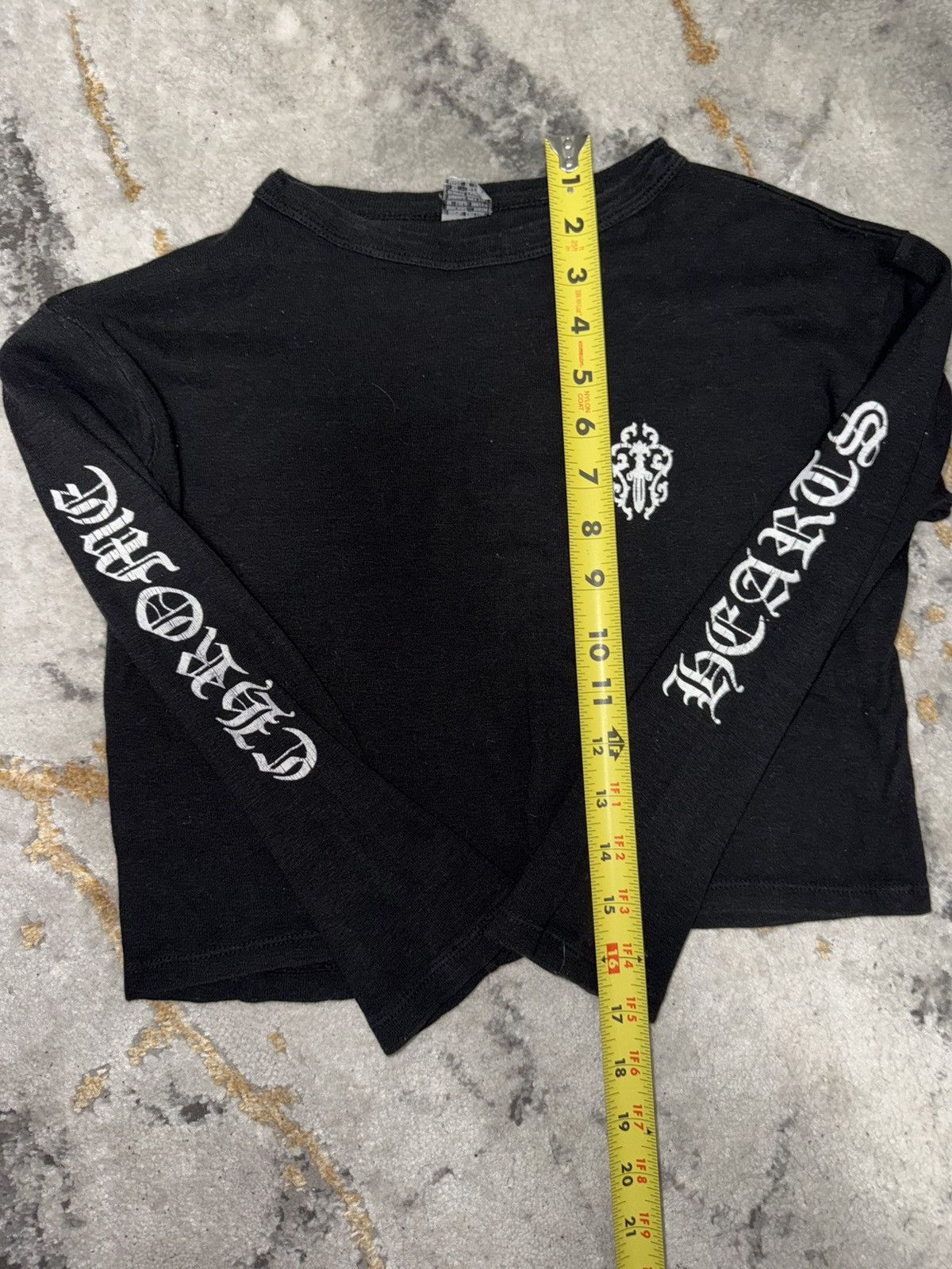 Chrome Hearts Chrome Hearts Long sleeve Dagger / Scroll / Vintage / Kids Size US XS / EU 42 / 0 - 1 Thumbnail