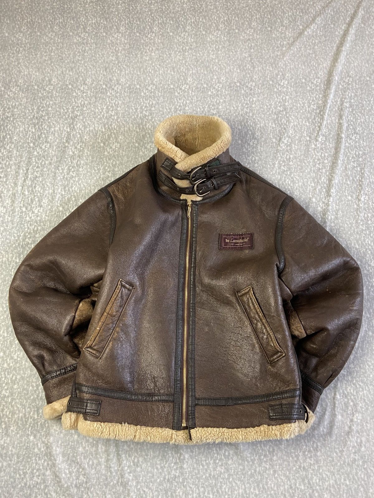 Other Lambland B-3 Sheepskin Bomber Flying Aviator Jacket Size US L / EU 52-54 / 3 - 1 Thumbnail