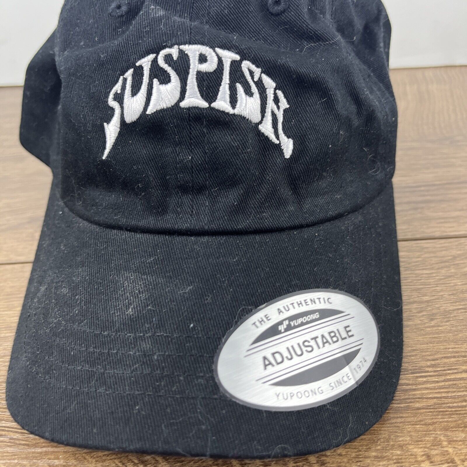 Other Suspish Hat Sus Black Hat Adjustable Adult Size Hat Black Ca Size ONE SIZE - 6 Thumbnail