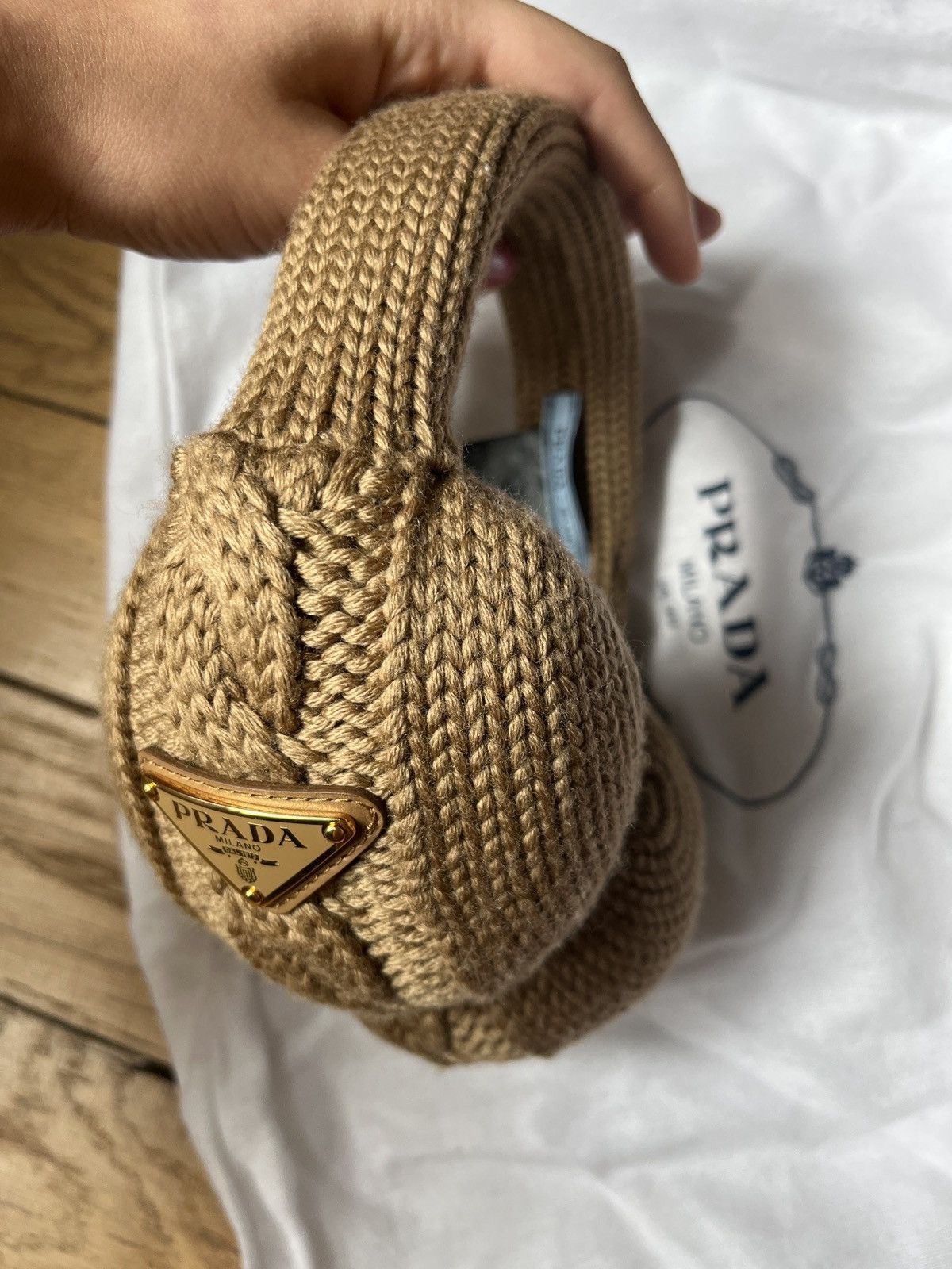 Prada PRADA WOOL EARMUFFS Size ONE SIZE - 3 Thumbnail