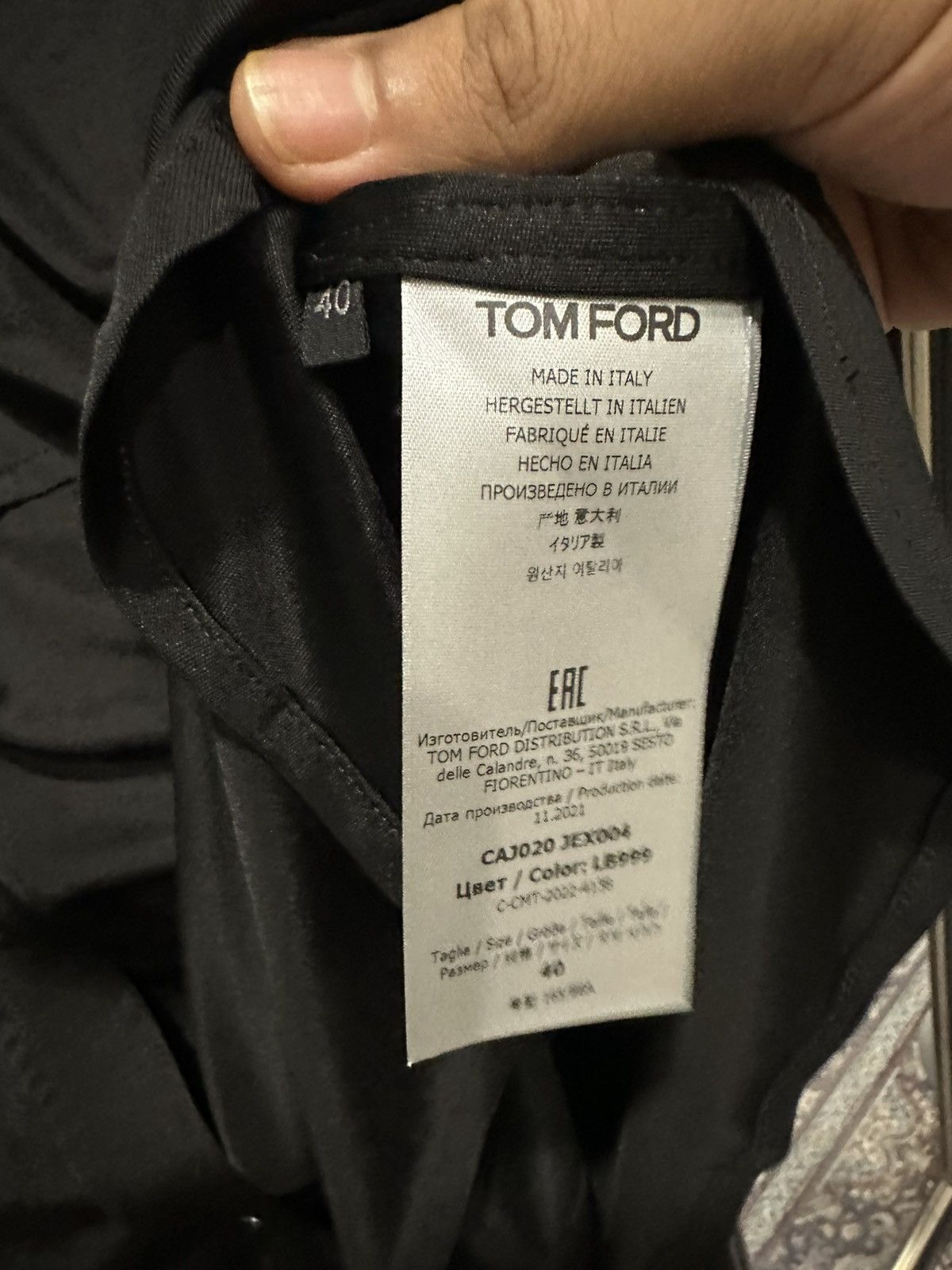 Tom Ford Tom Ford Utility Shirt Black SS23 Size US M / EU 48-50 / 2 - 4 Thumbnail