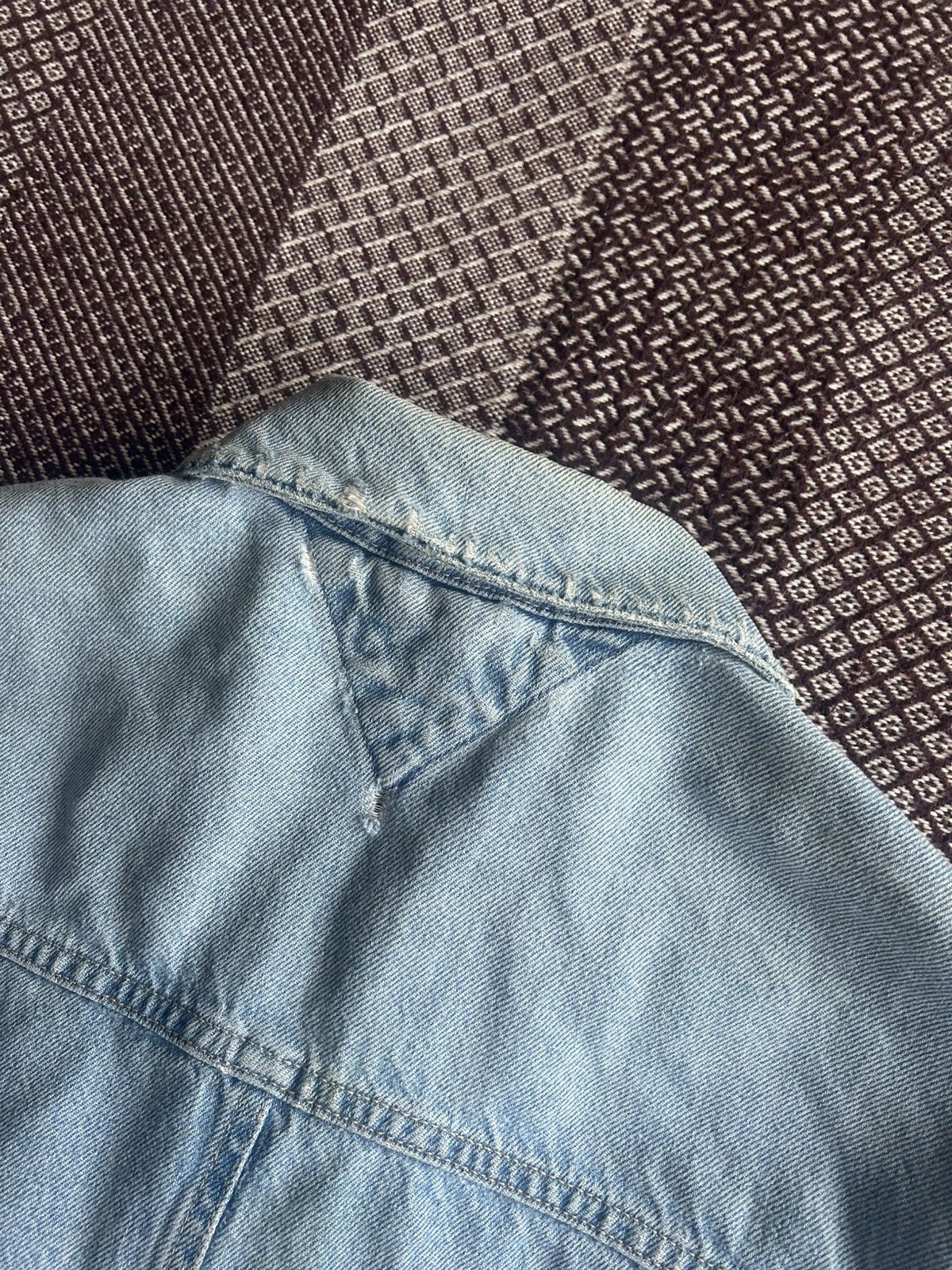 Tommy Hilfiger Tommy Jeans Distressed Denim Jacket Oversized Streetwear Size US M / EU 48-50 / 2 - 13 Thumbnail