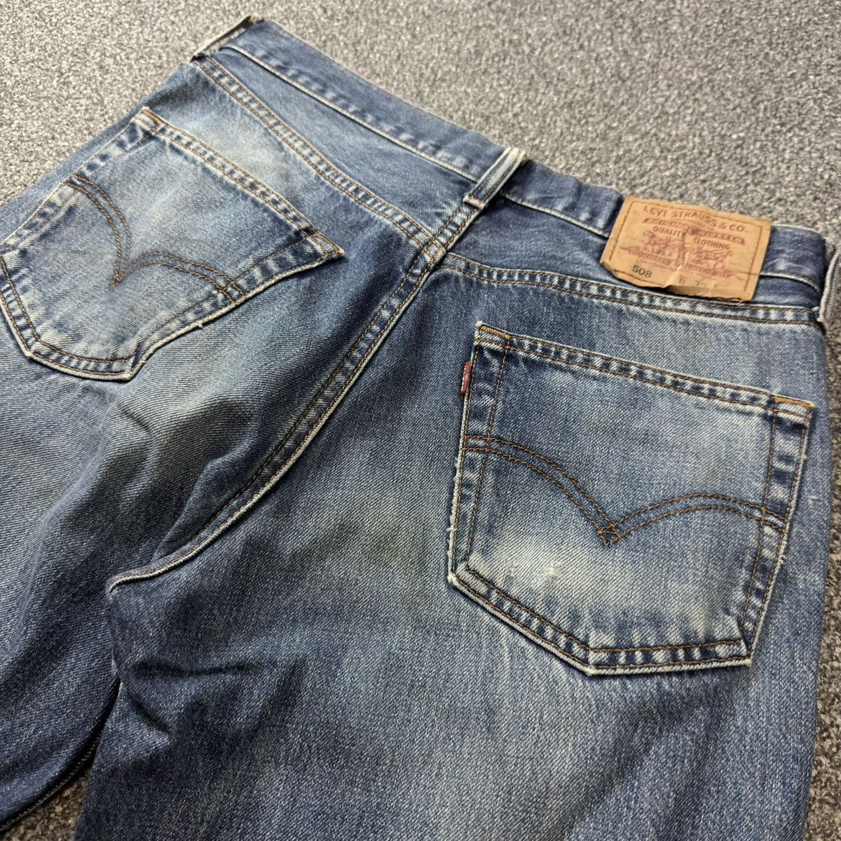Engineered Garments × Levi's Archives ‼️ Y2K Levis 508 Distressed Denim Baggy Size US 32 / EU 48 - 7 Thumbnail