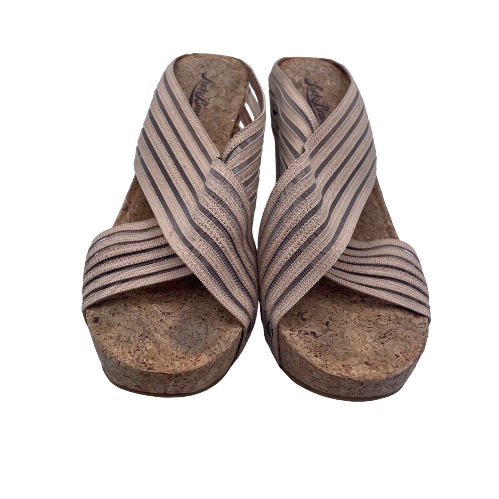 Lucky Brand Lucky Brand Miller 2 Wedge Platform Shoes Cork Sandals 8 Size US 8 / IT 38 - 3 Thumbnail