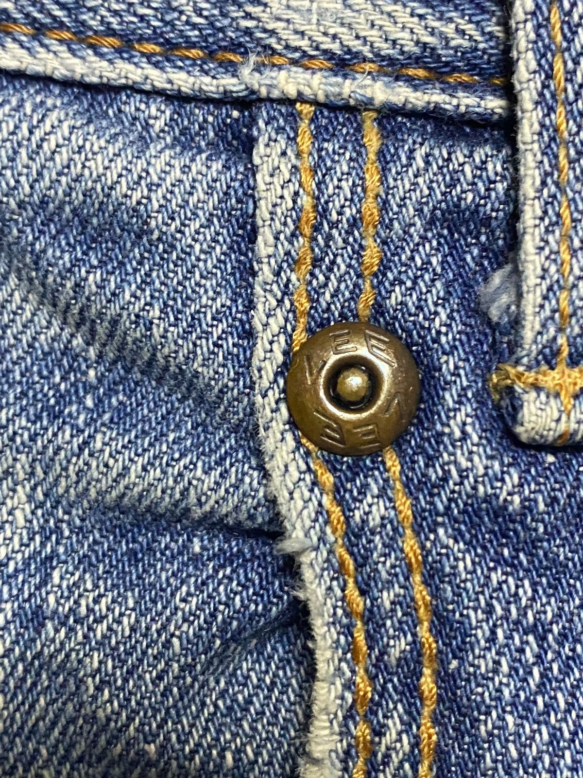 Lee × Vivienne Westwood Vintage Japan Lee Cowboy Buckle Back Distressed Skinny Jeans Size US 30 / EU 46 - 11 Thumbnail
